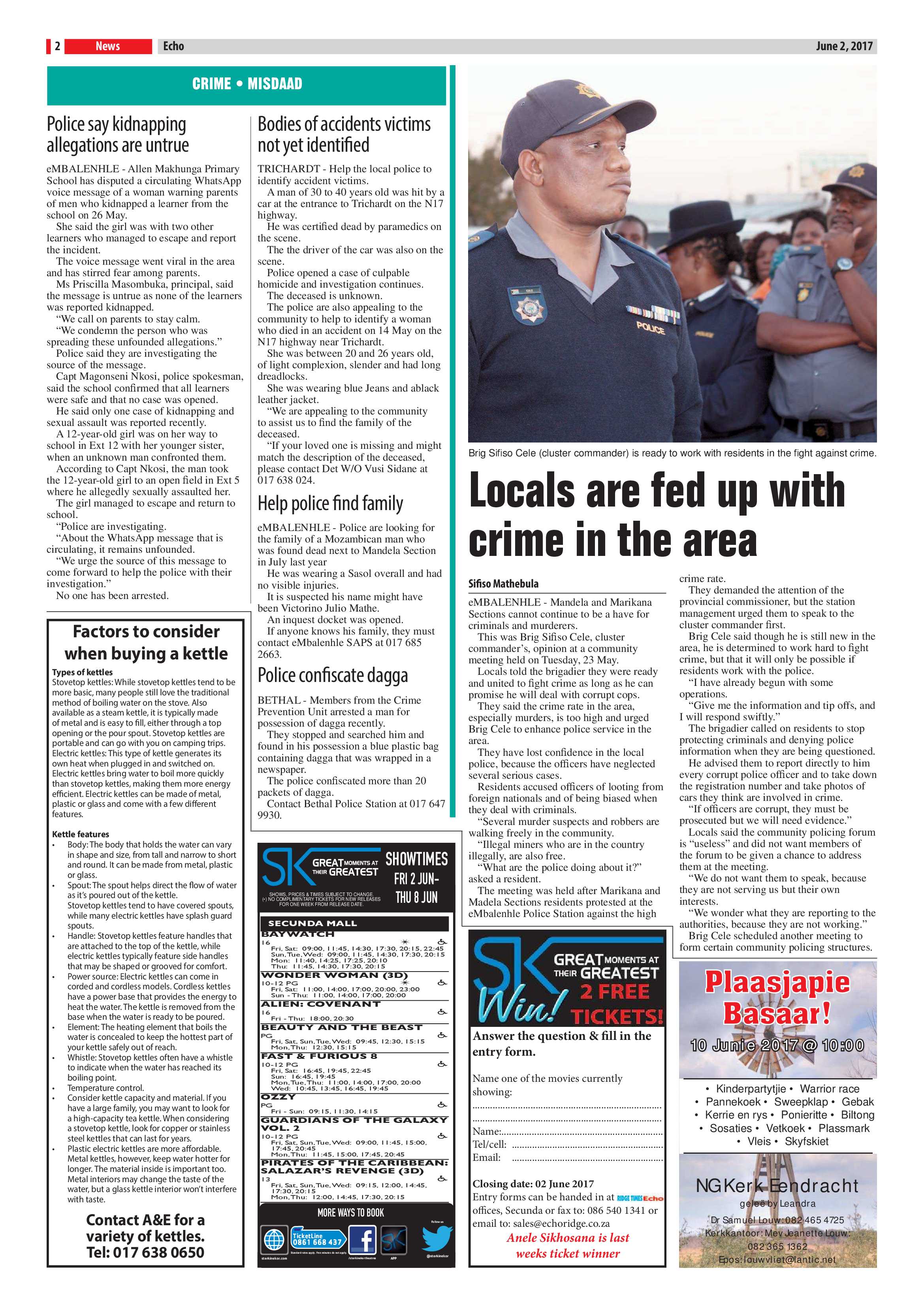Echo, 2 June 2017 page 2