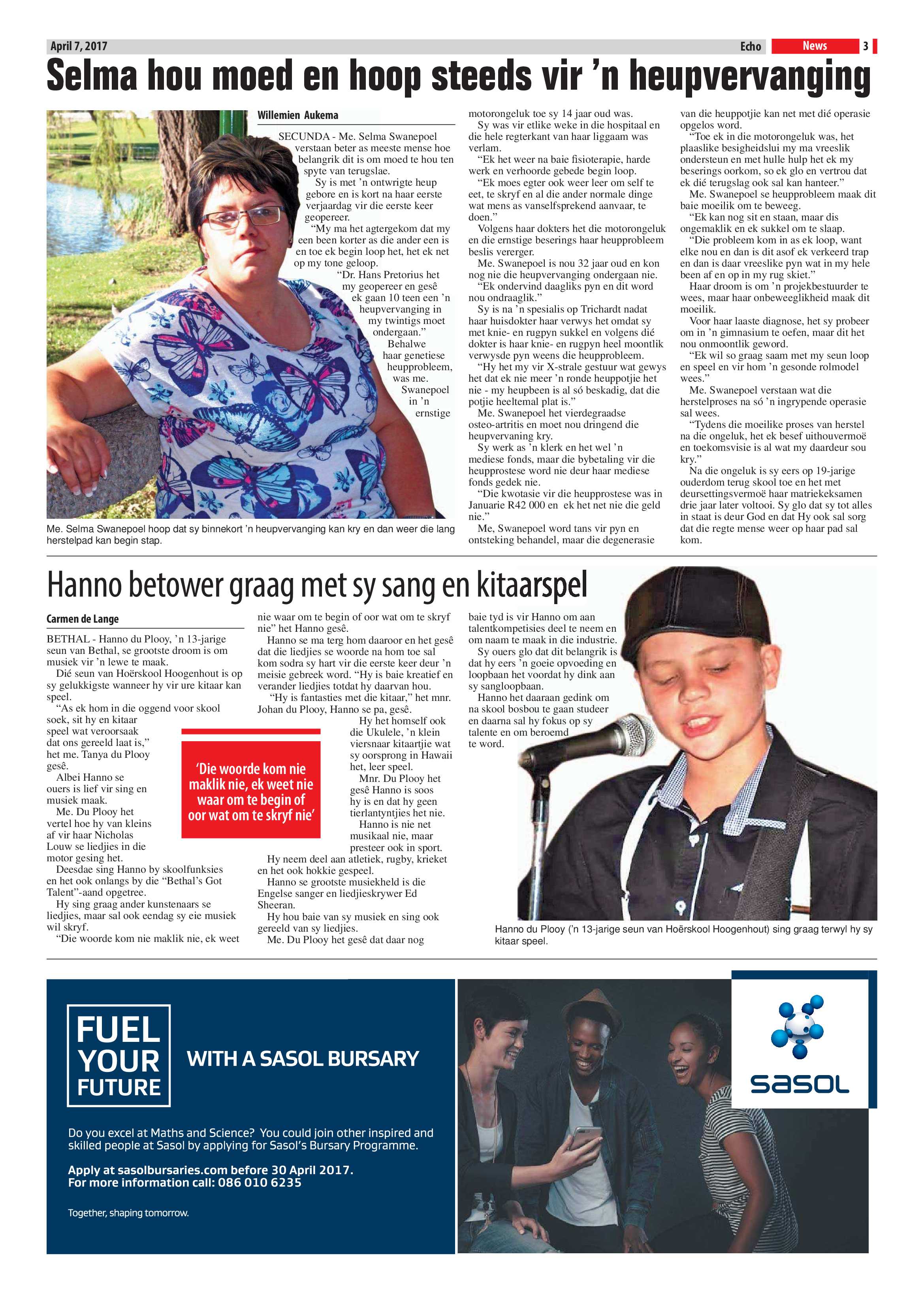 Echo, 7 April 2017 page 3