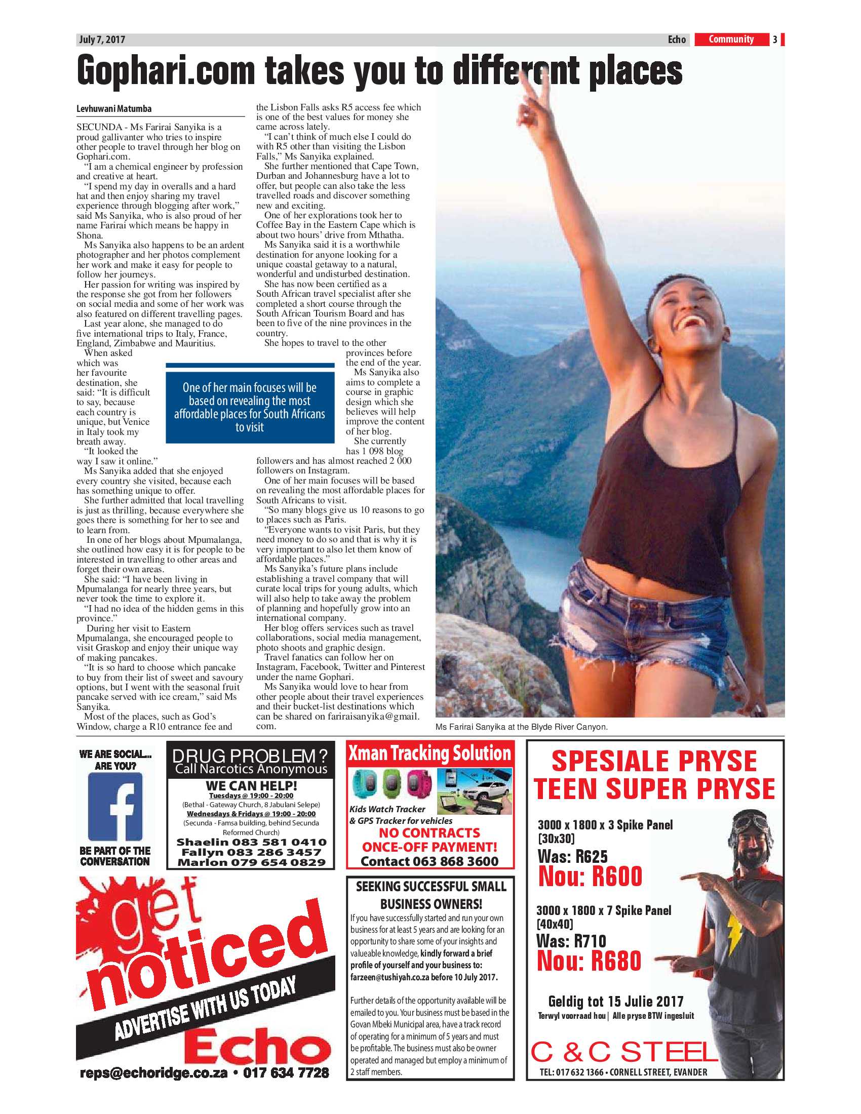 Echo, 7 July 2017 page 3