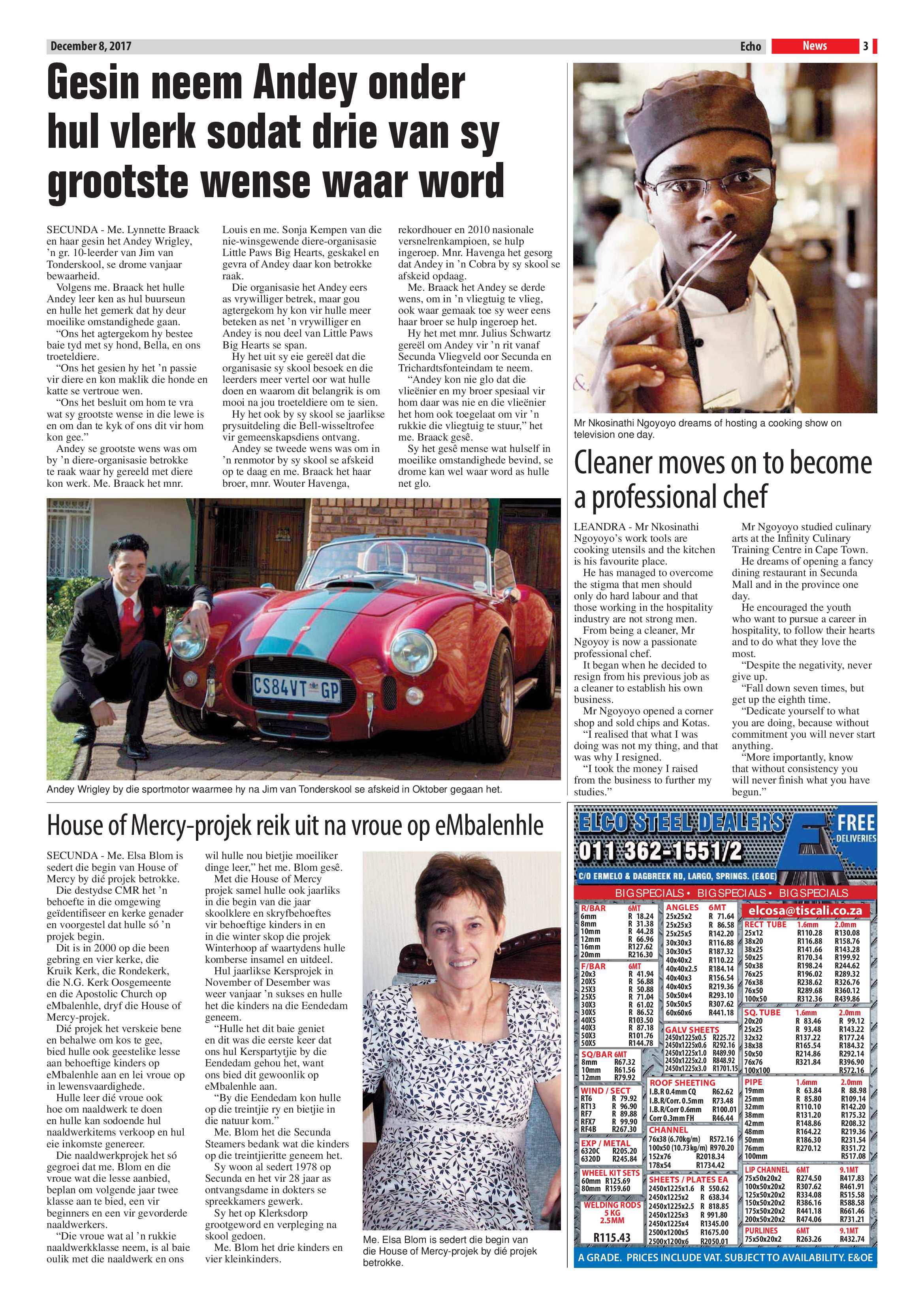 Echo, 8 December 2017 page 3