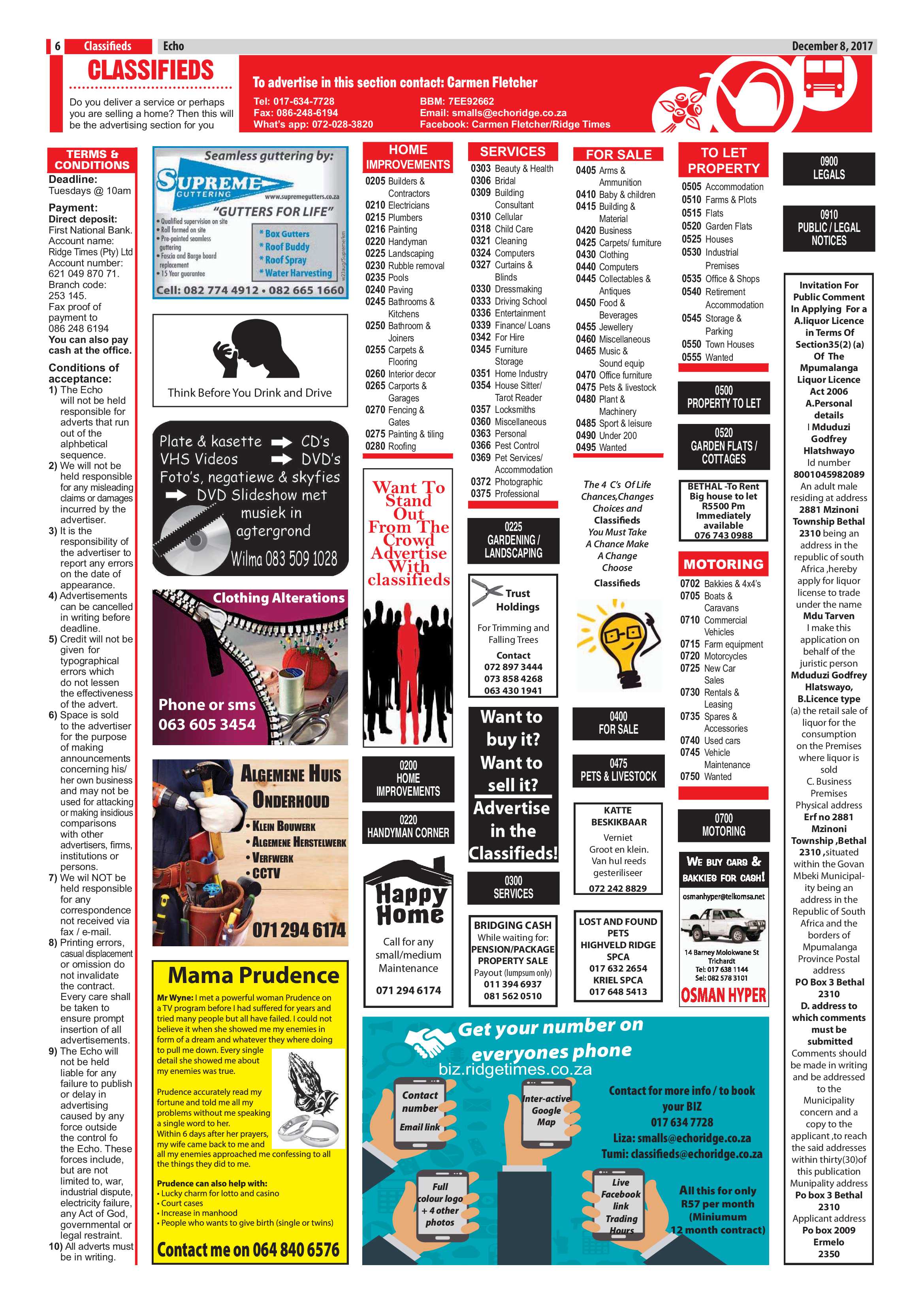 Echo, 8 December 2017 page 6