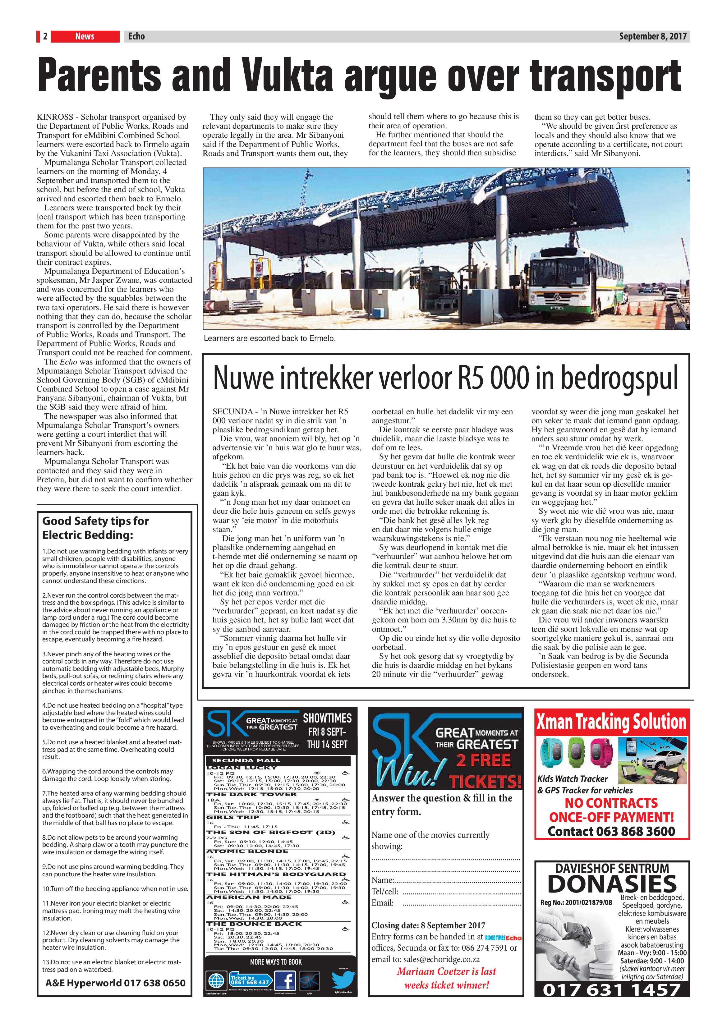 Echo, 8 September 2017 page 2
