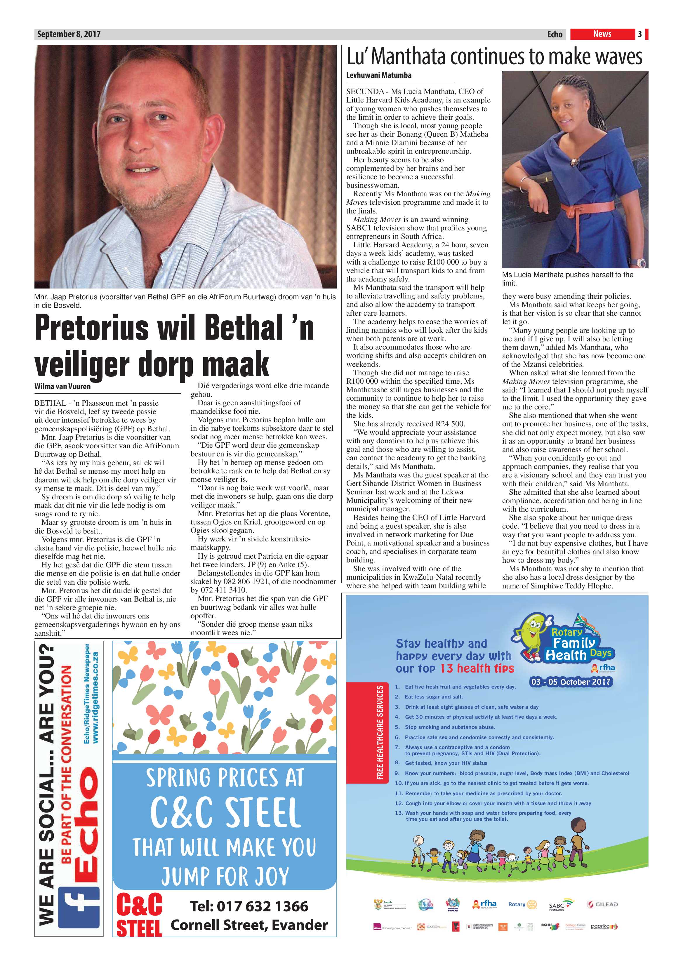 Echo, 8 September 2017 page 3