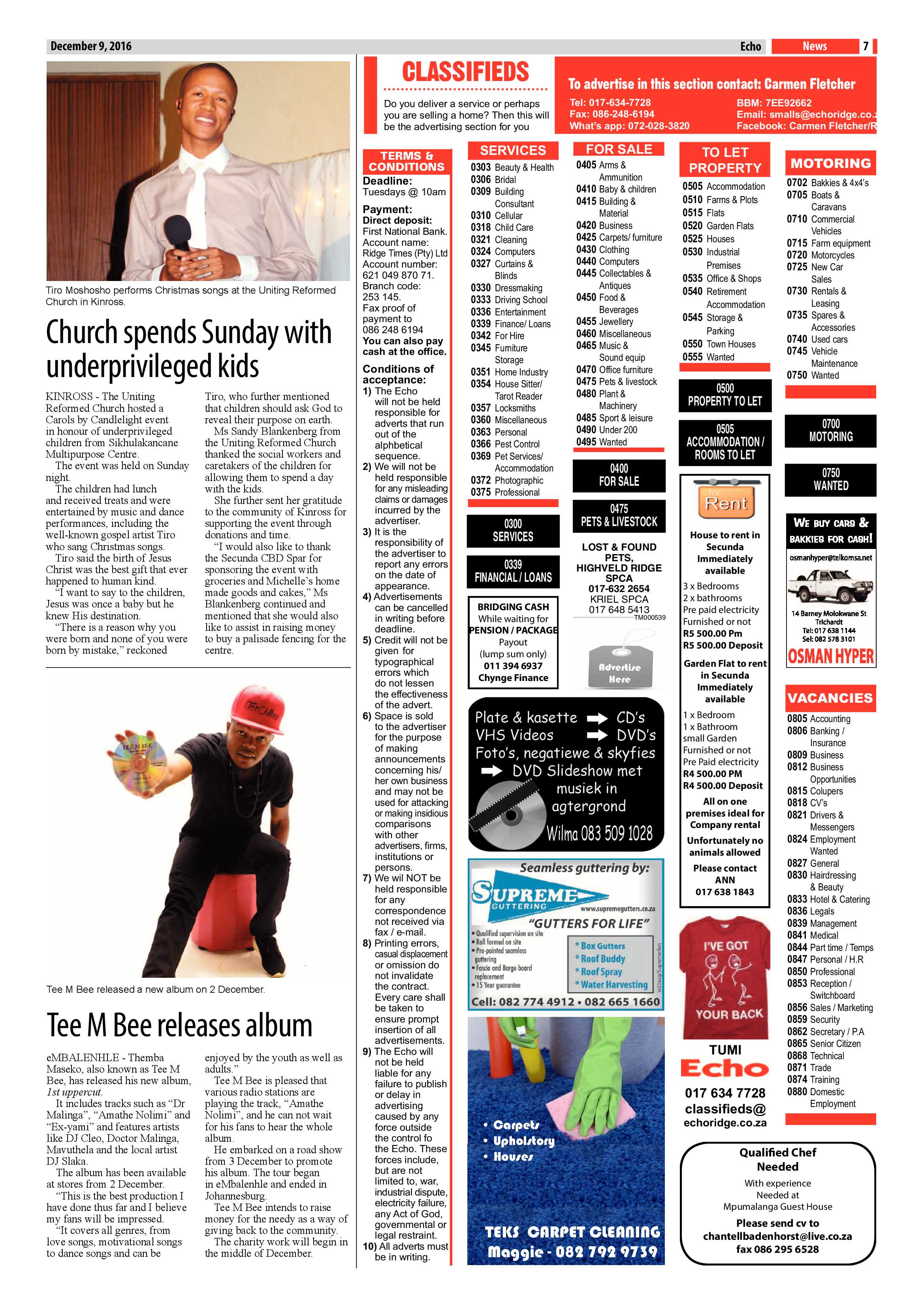 Echo, 9 December 2016 page 6