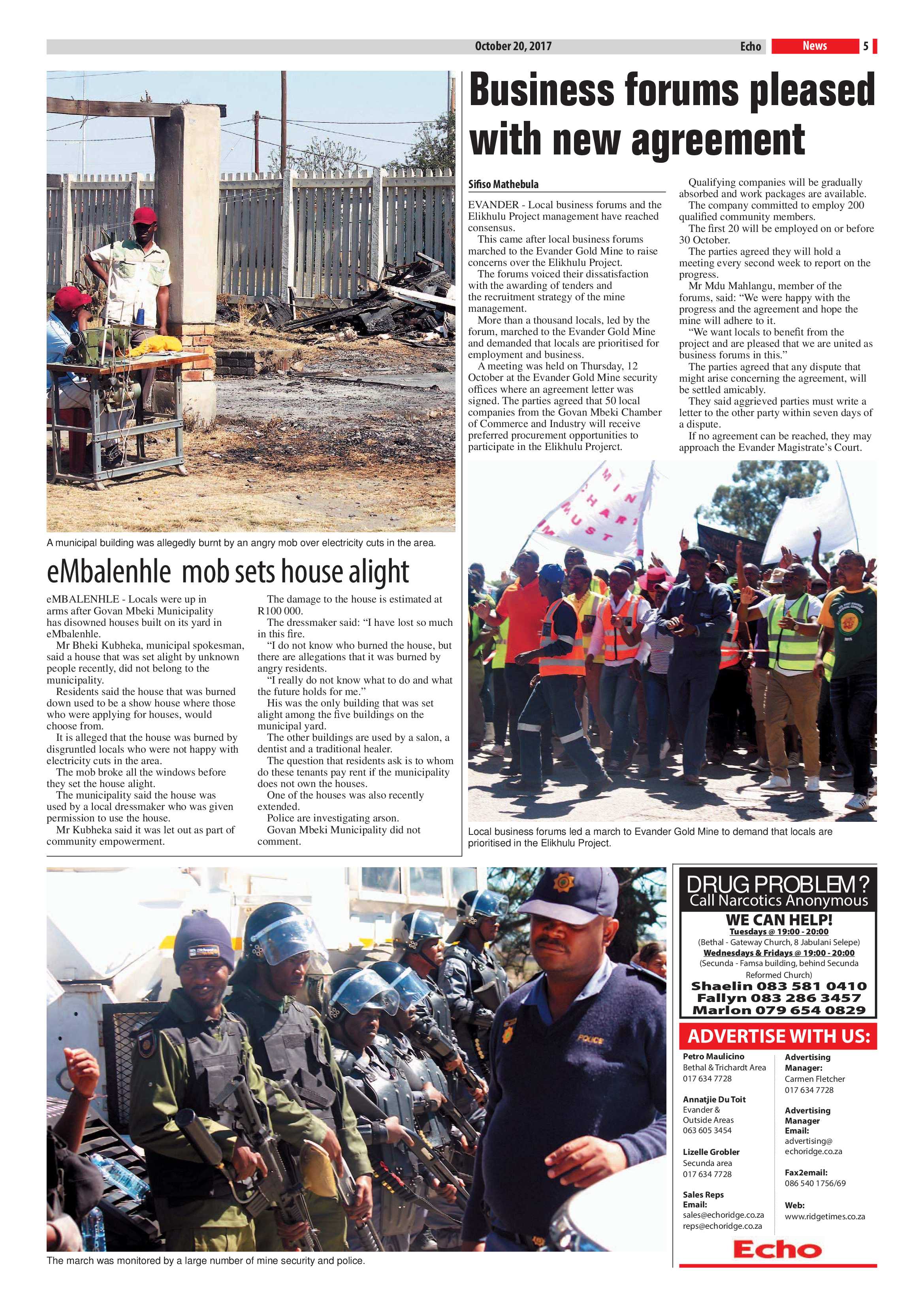 Echo, 20 October 2017 page 5