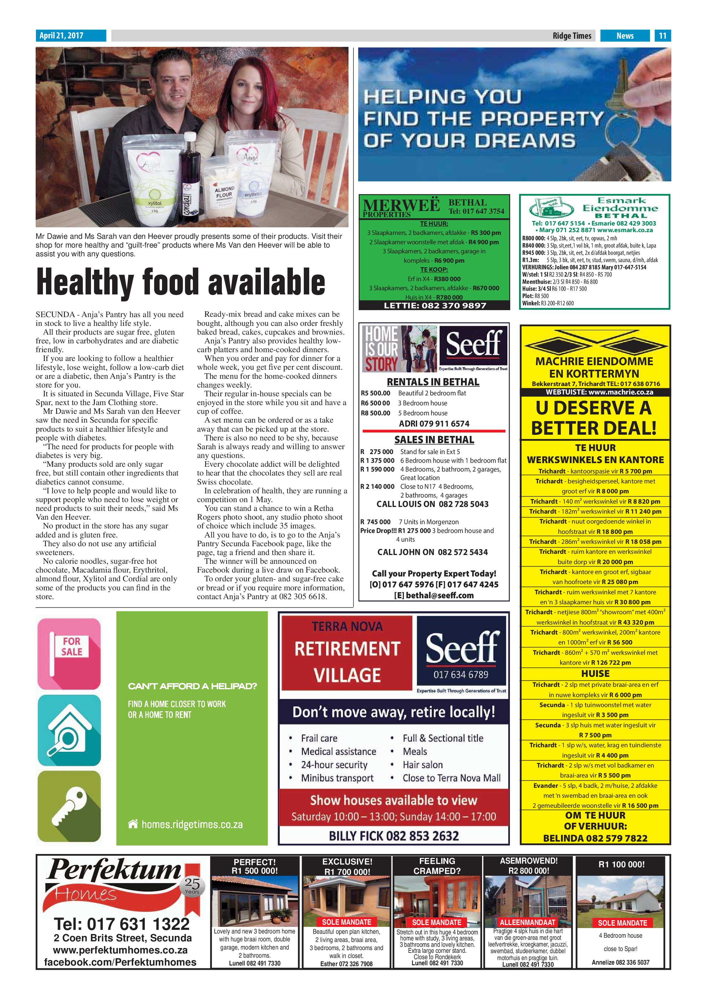 Ridge Times, 21 April 2017 page 11