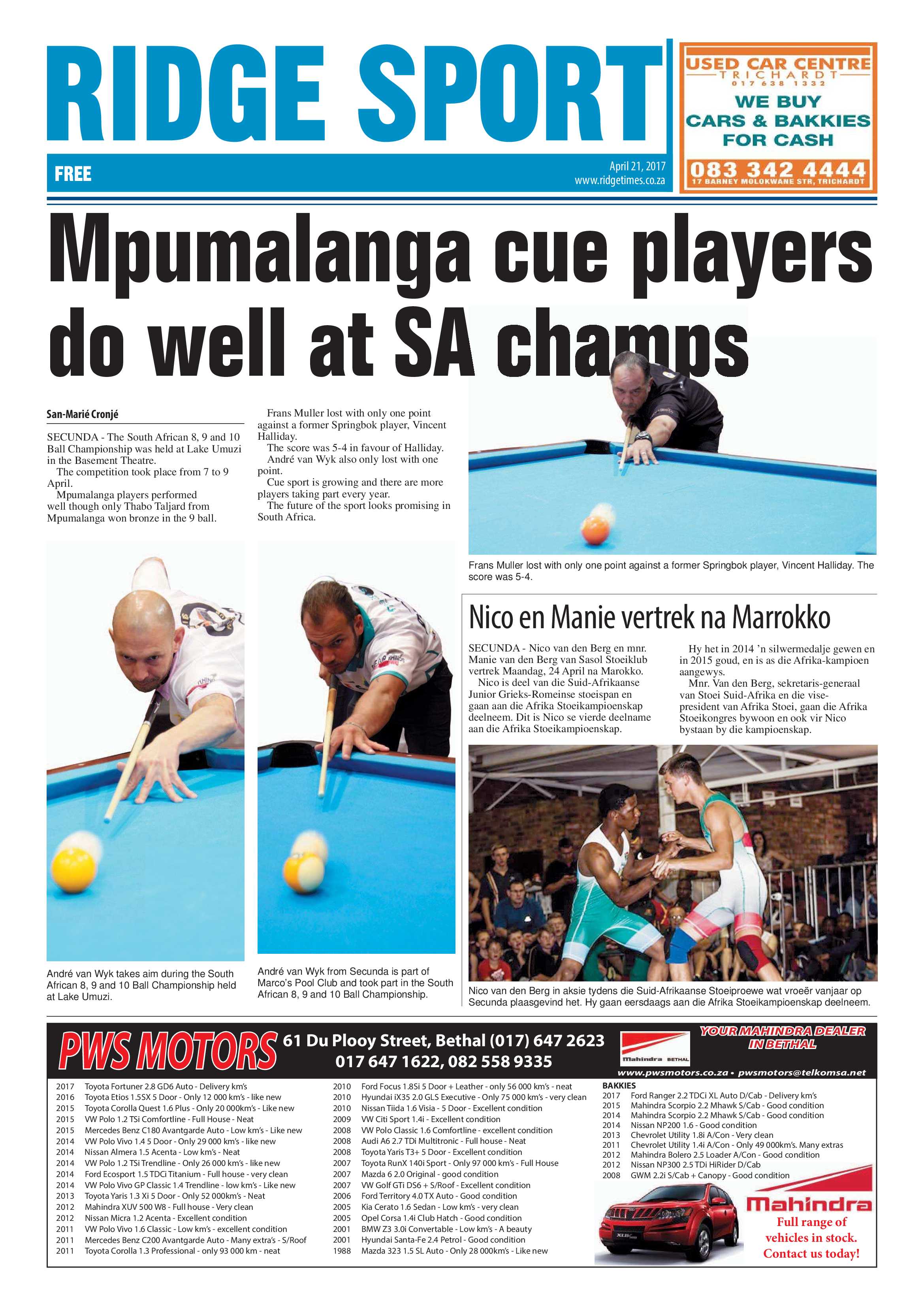Ridge Times, 21 April 2017 page 16