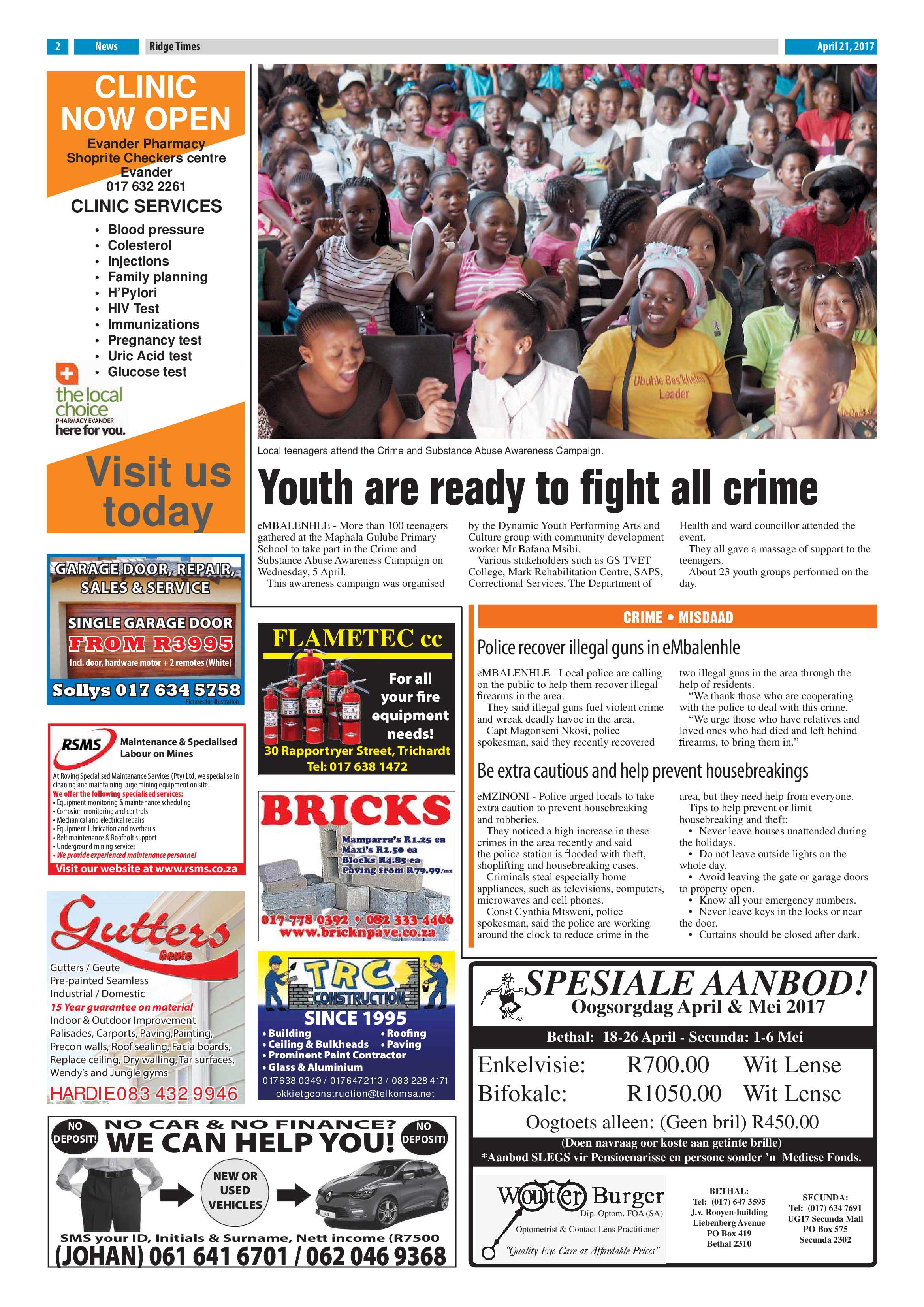 Ridge Times, 21 April 2017 page 2