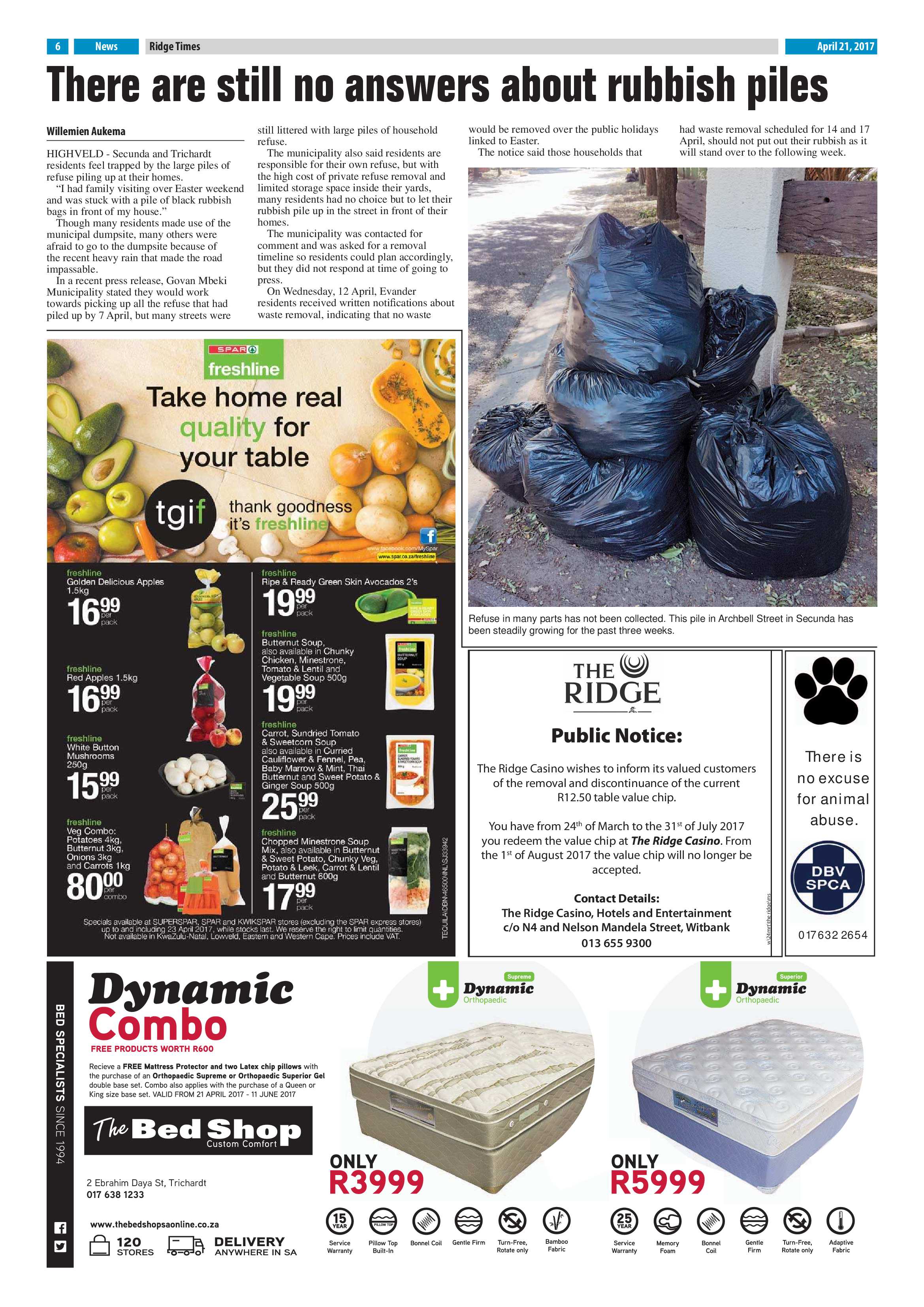 Ridge Times, 21 April 2017 page 6