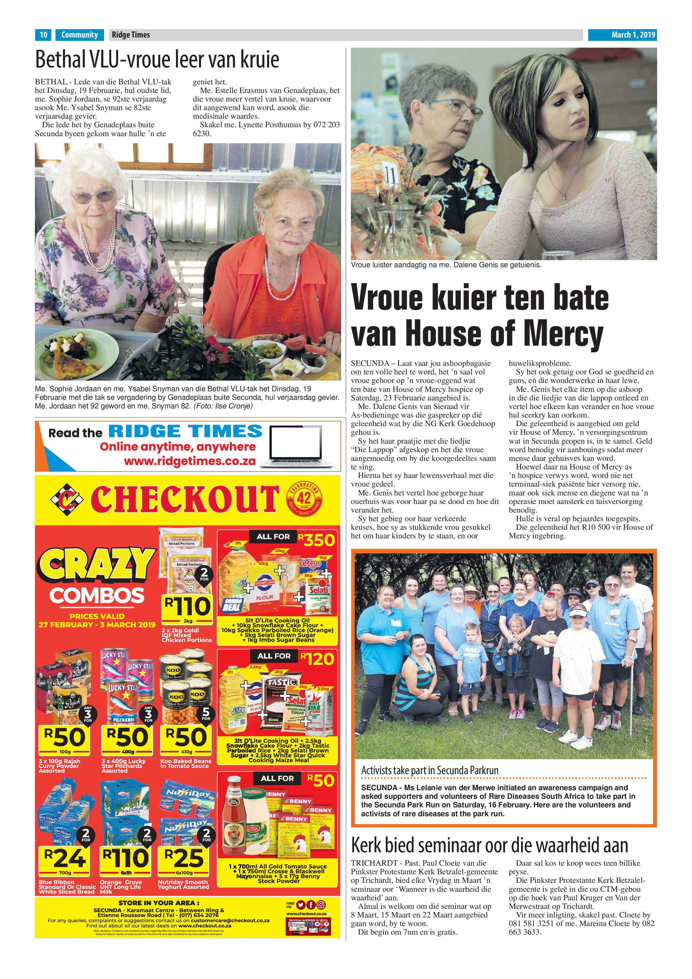 Ridge Times 03 March 2019 page 10