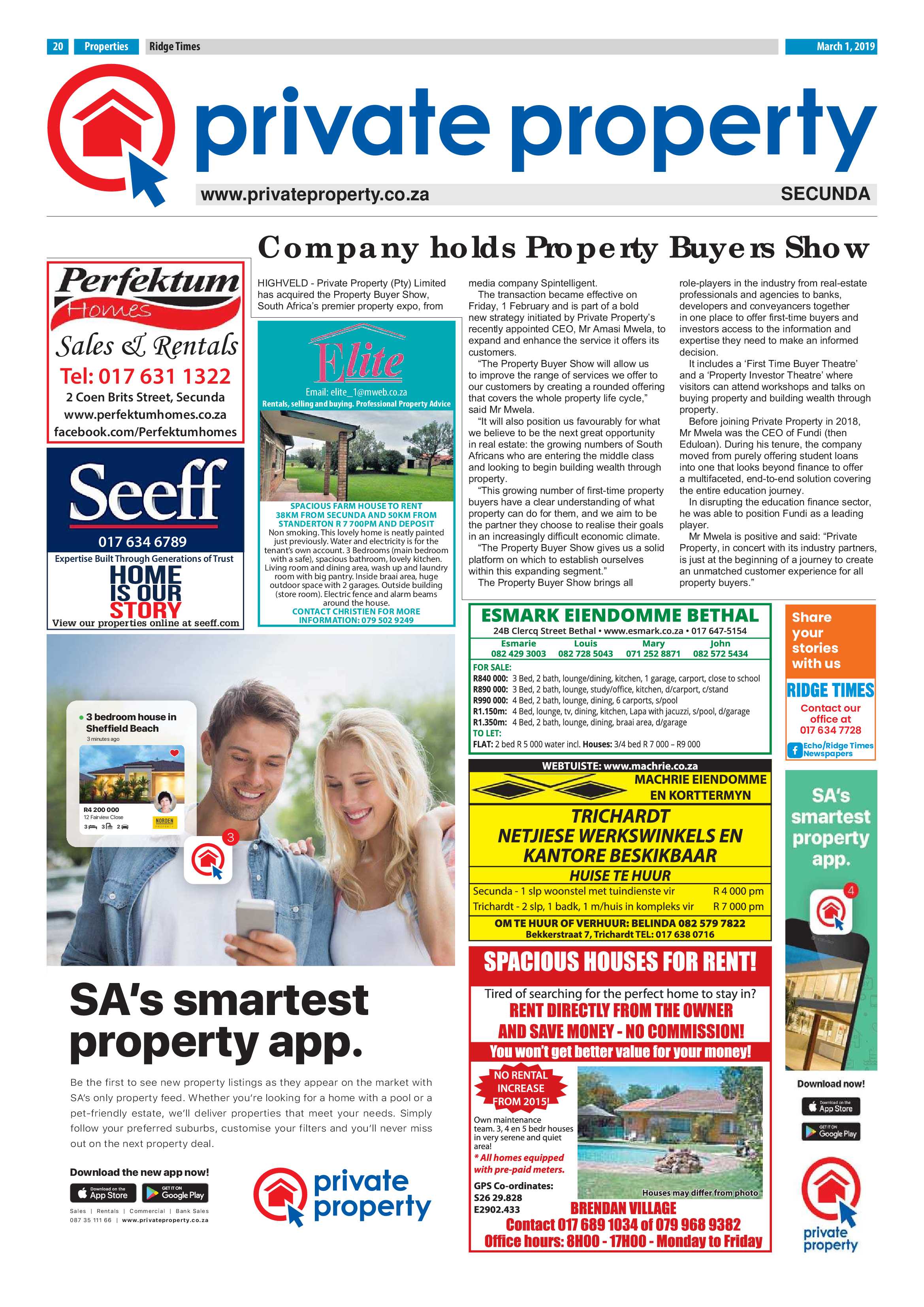 Ridge Times 03 March 2019 page 20