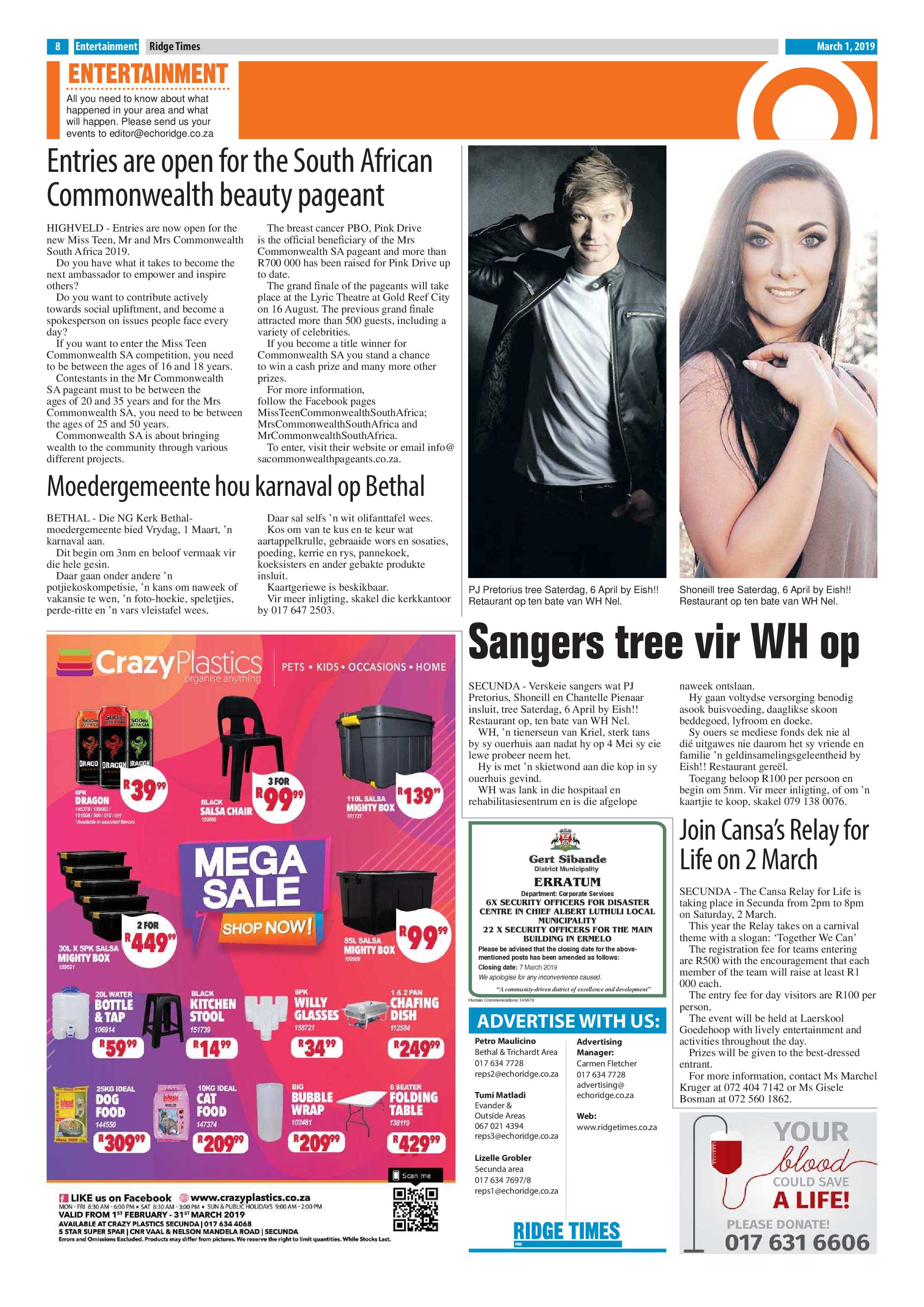 Ridge Times 03 March 2019 page 8