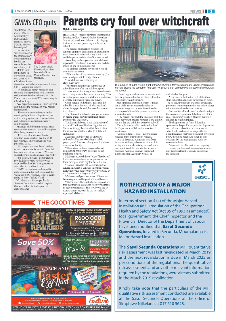 Ridge Times 01 March 2024 page 3