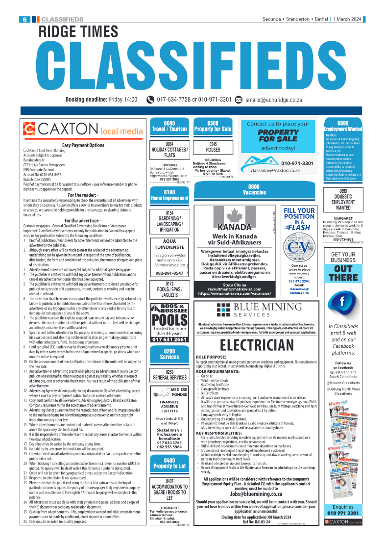 Ridge Times 01 March 2024 page 6