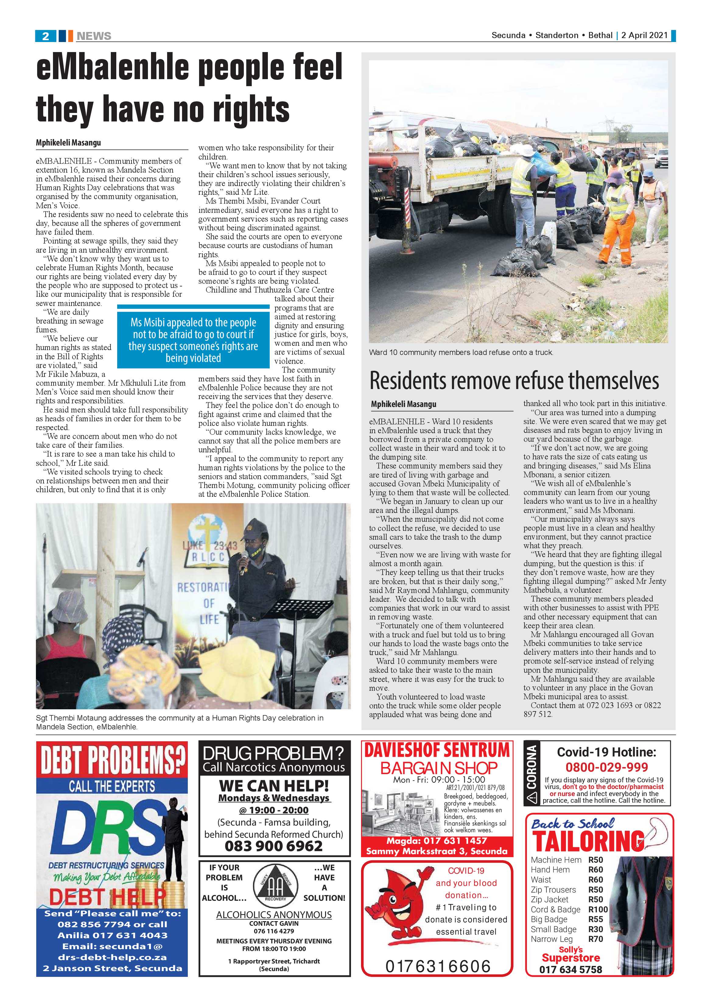 Ridge Times 02 April 2021 page 2