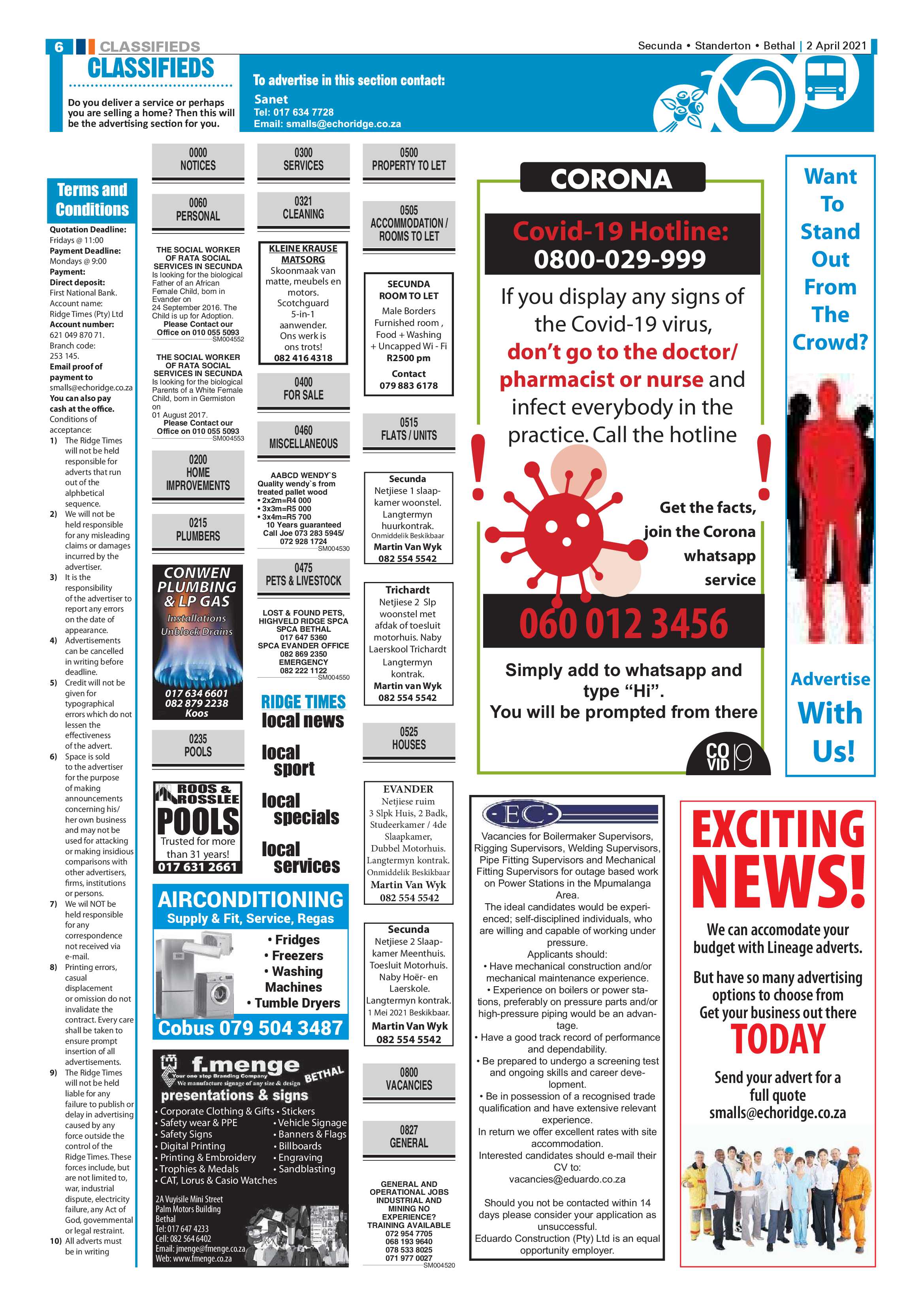 Ridge Times 02 April 2021 page 6