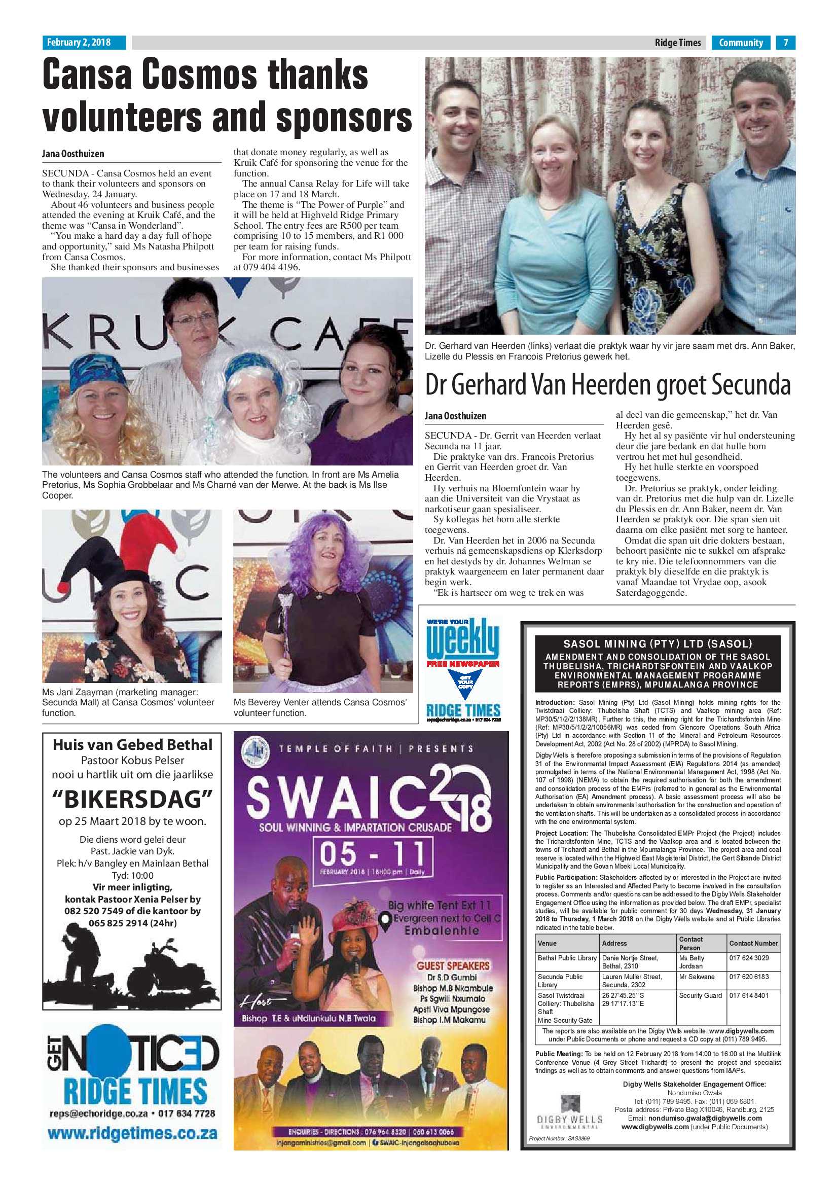 Ridge Times 02 February 2018 page 7
