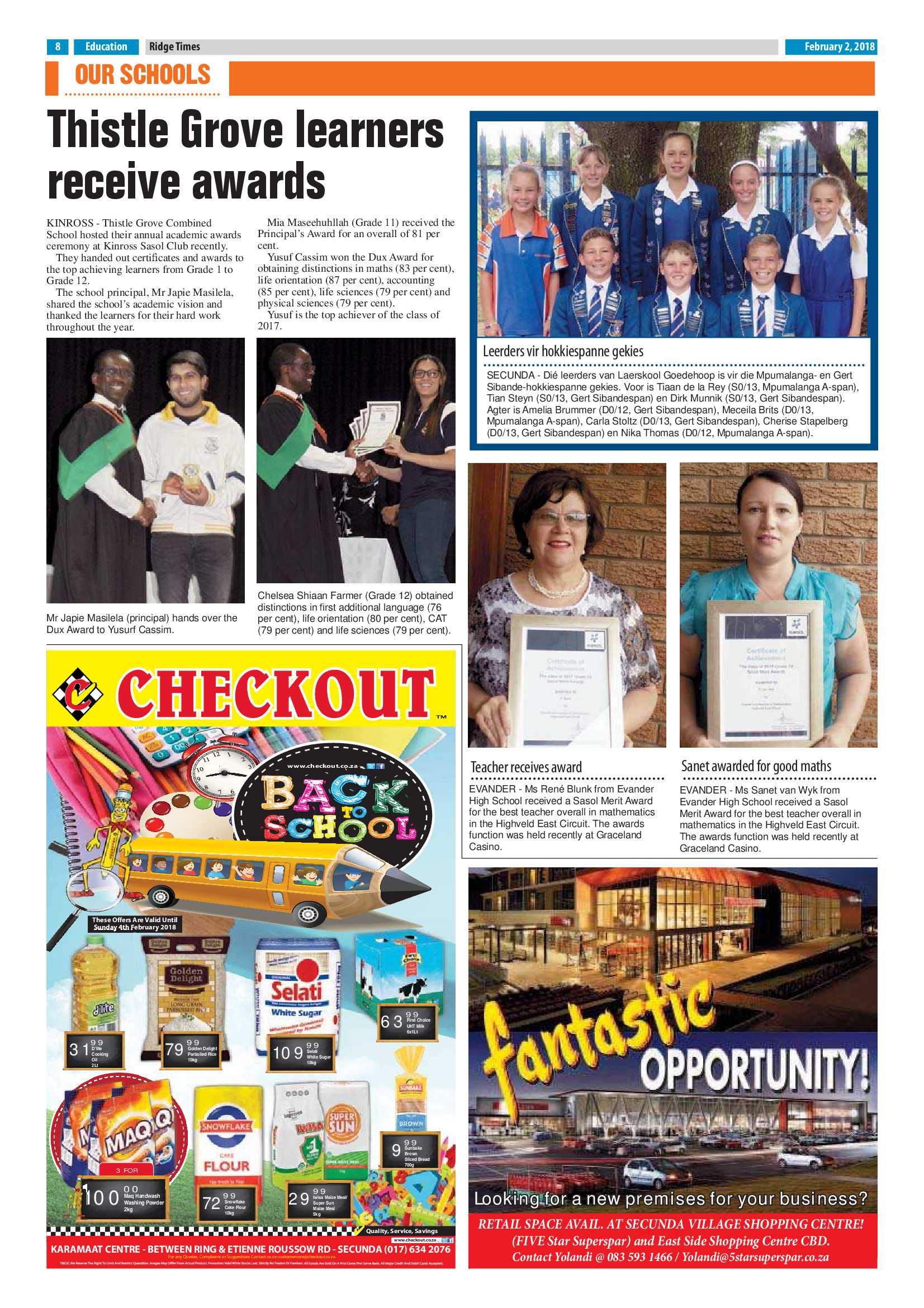Ridge Times 02 February 2018 page 8