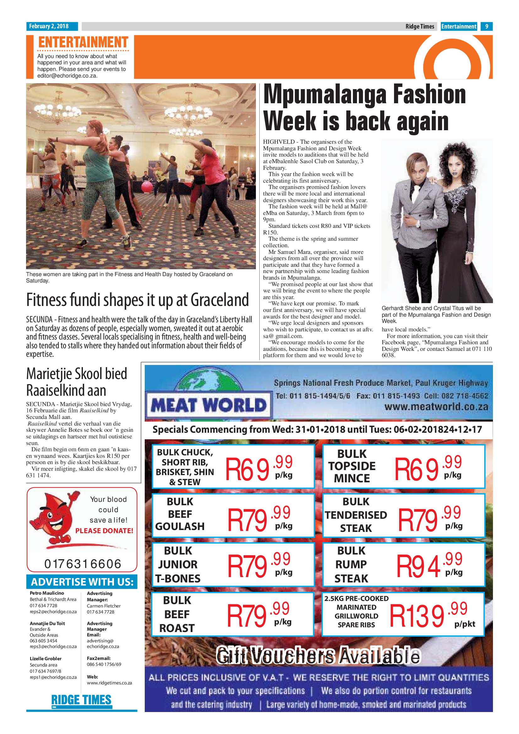 Ridge Times 02 February 2018 page 9