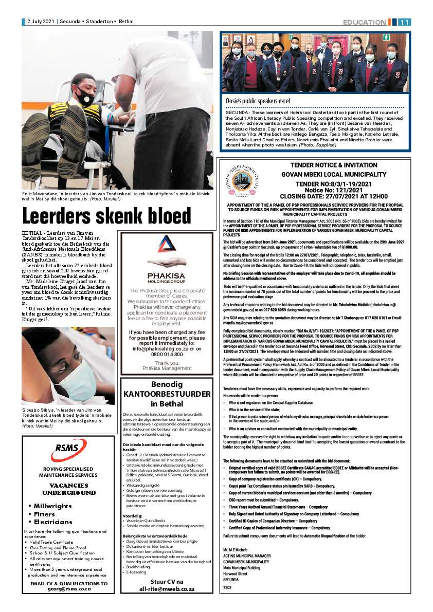 Ridge Times 02 July 2021 page 11