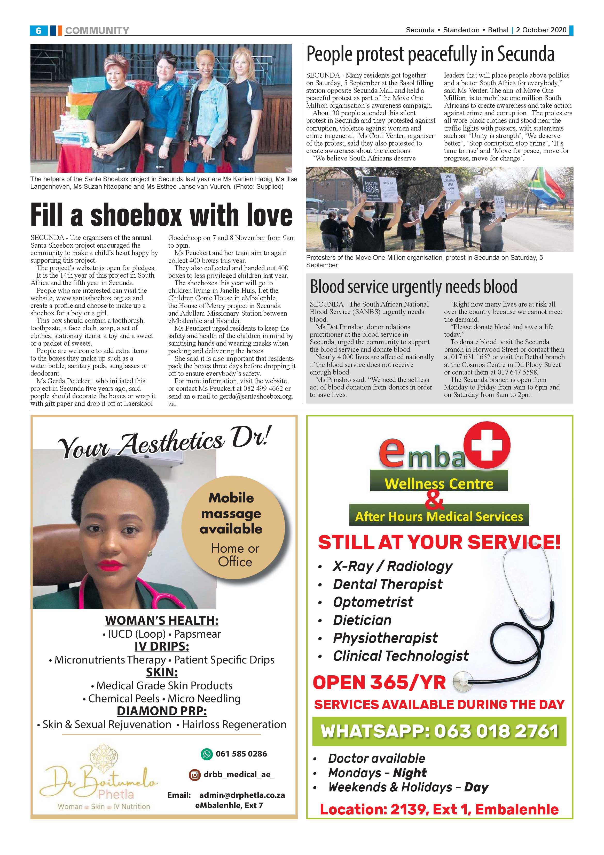 Ridge Times 02 October 2020 page 6