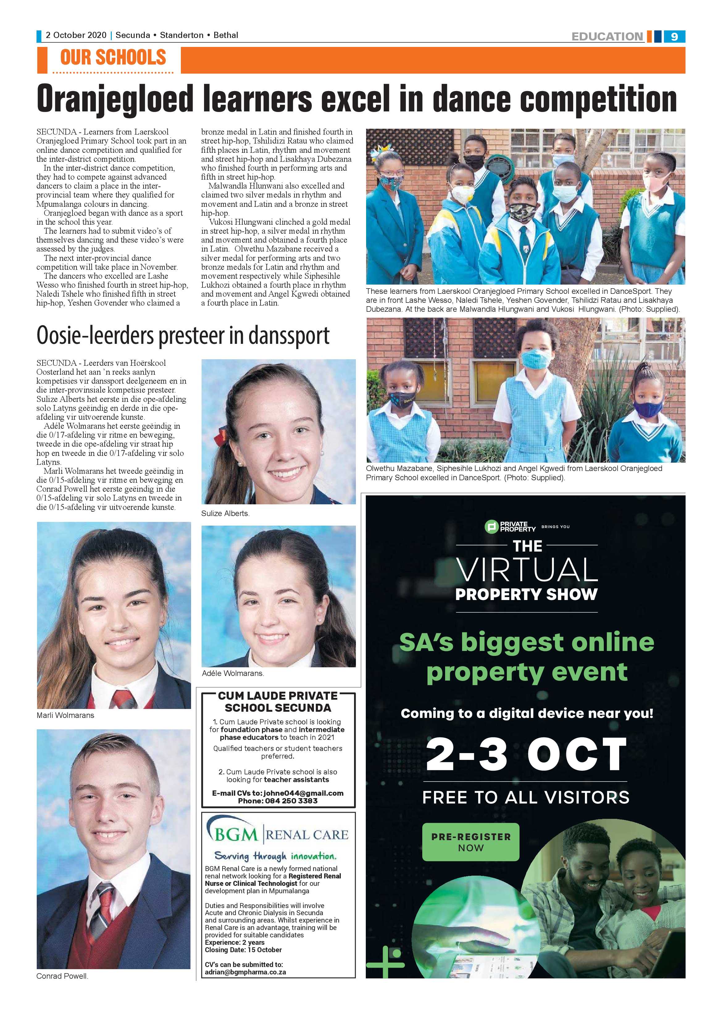 Ridge Times 02 October 2020 page 9