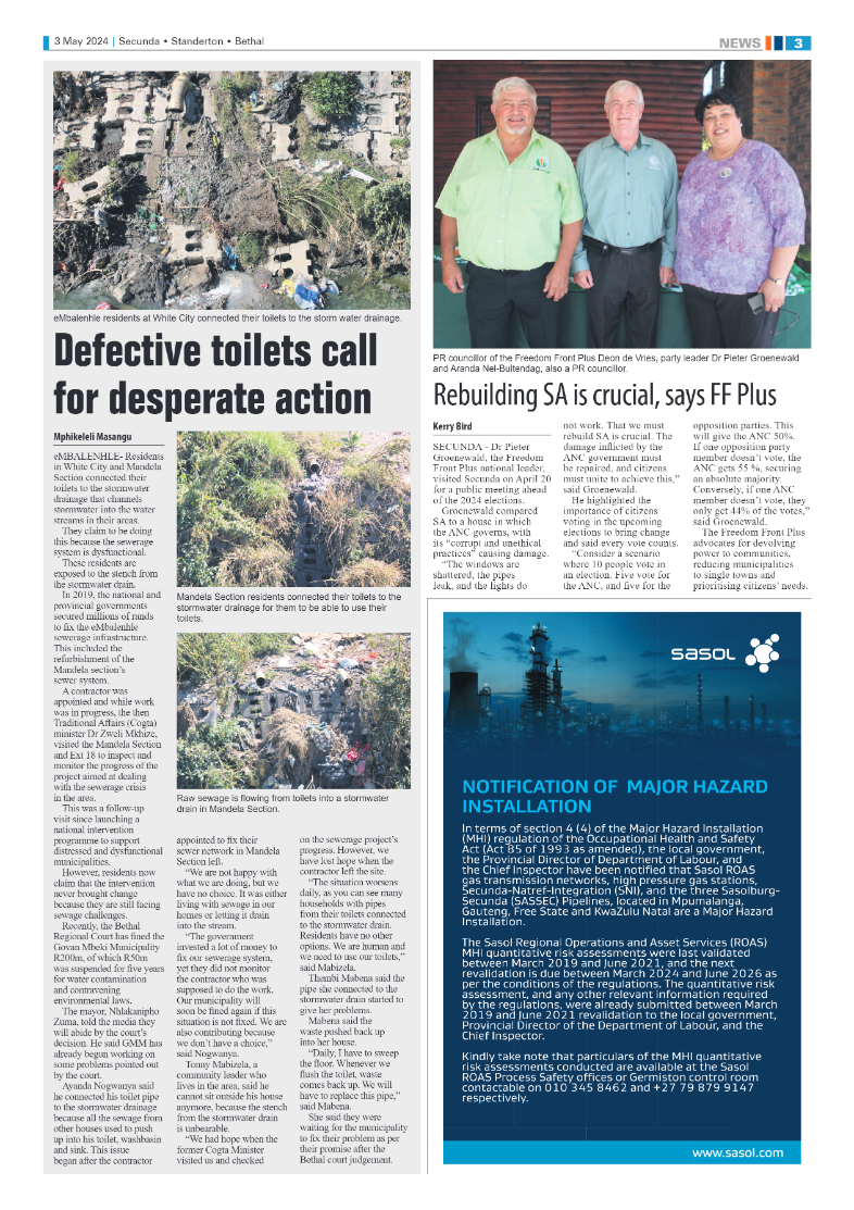 Ridge Times 03 May 2024 page 3