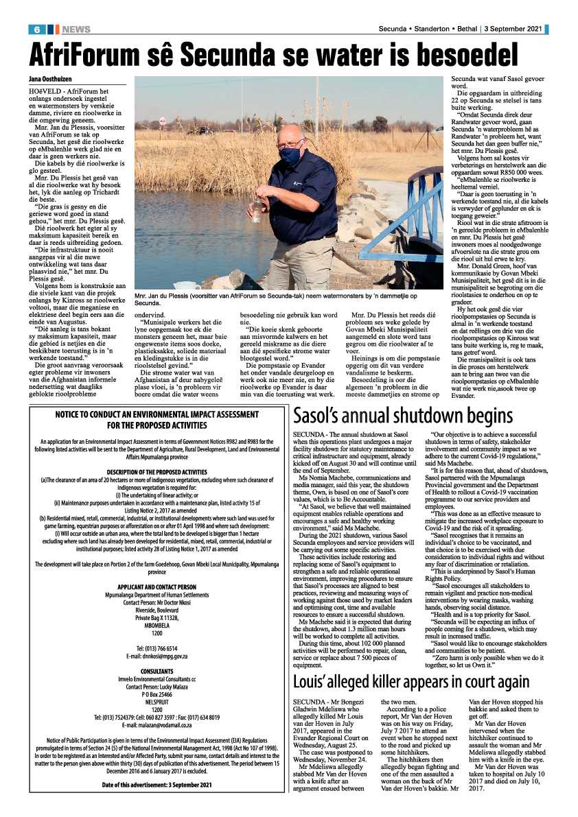 Ridge Times 03 September 2021 page 6
