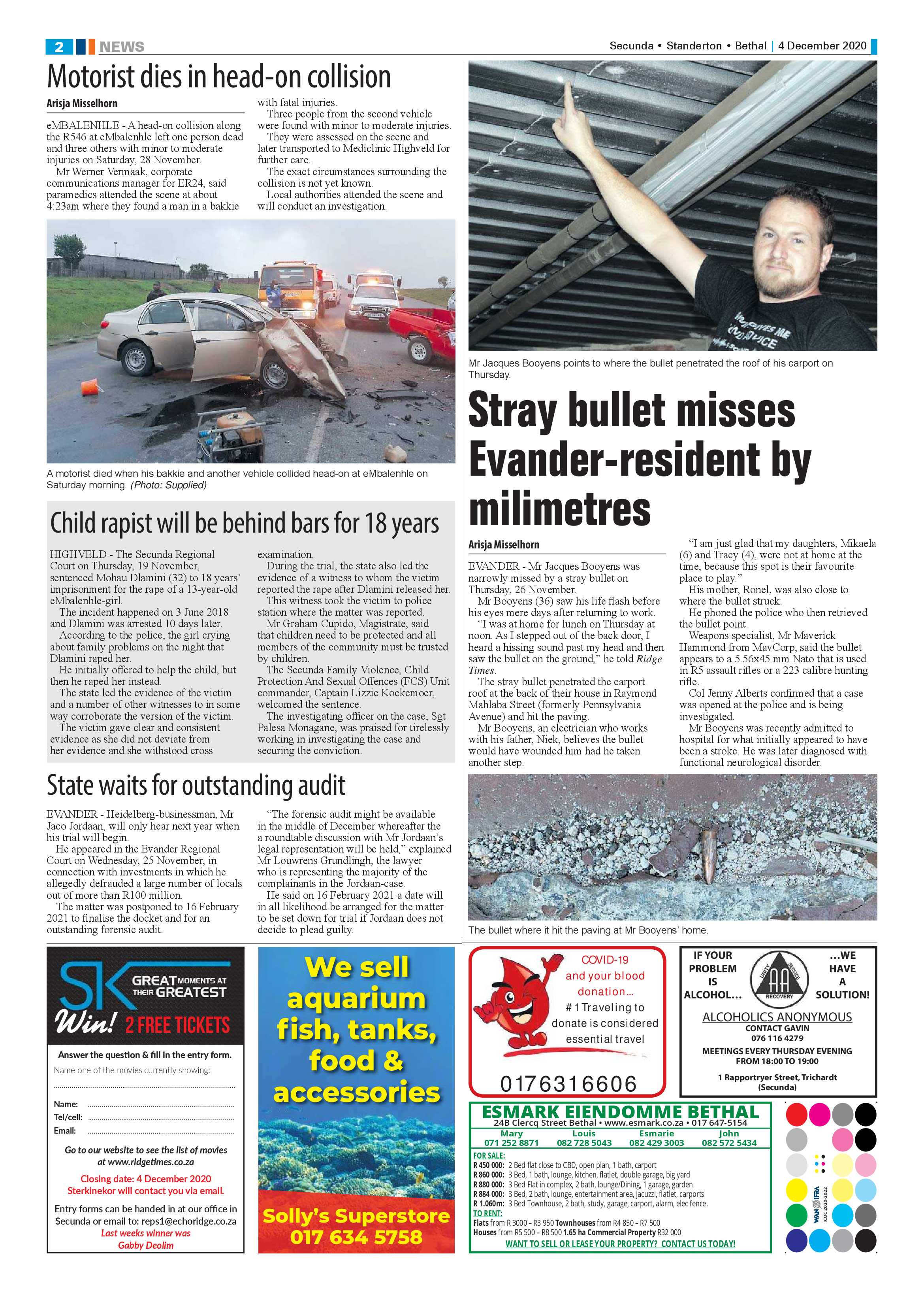 Ridge Times 04 December 2020 page 2