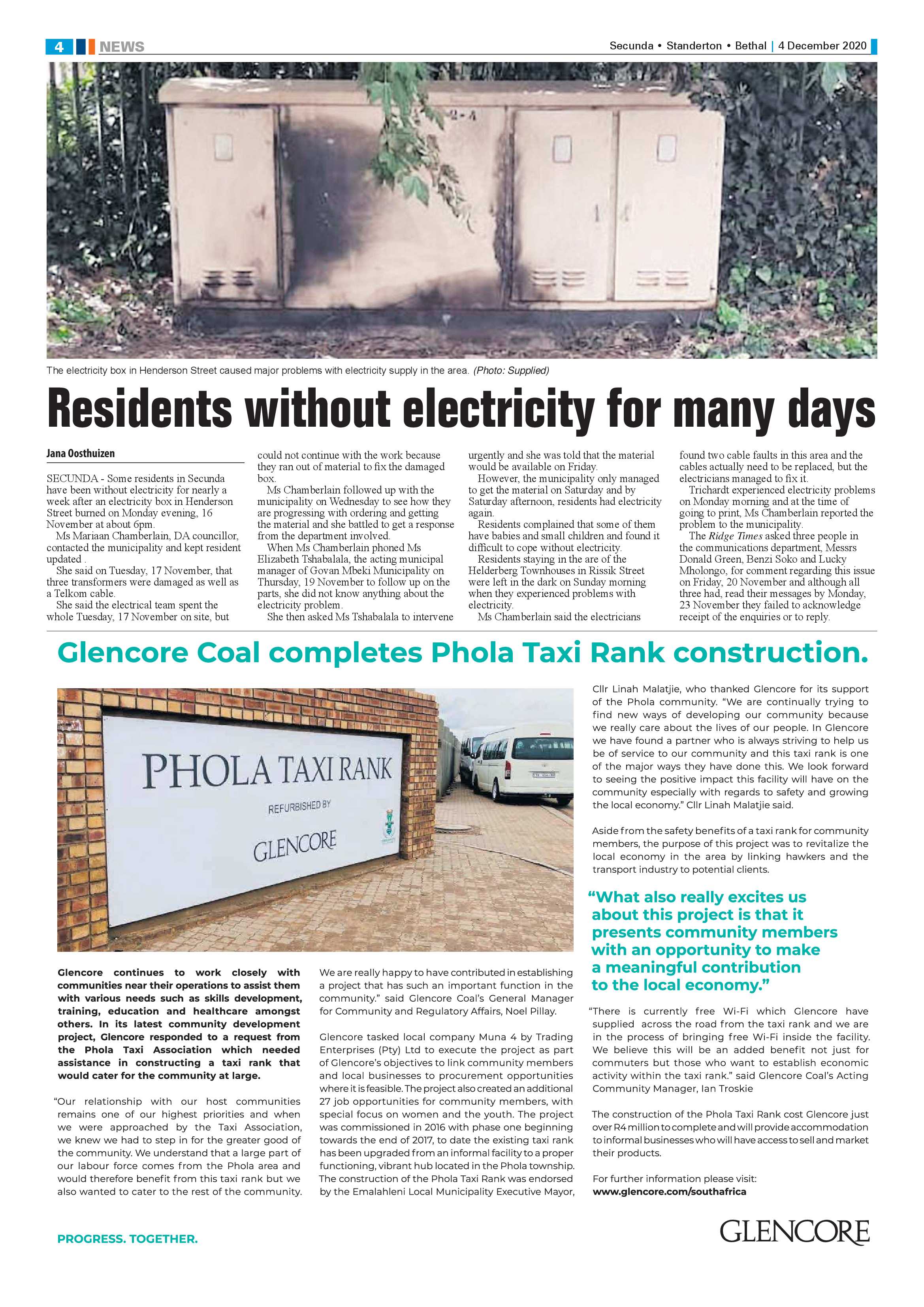 Ridge Times 04 December 2020 page 4