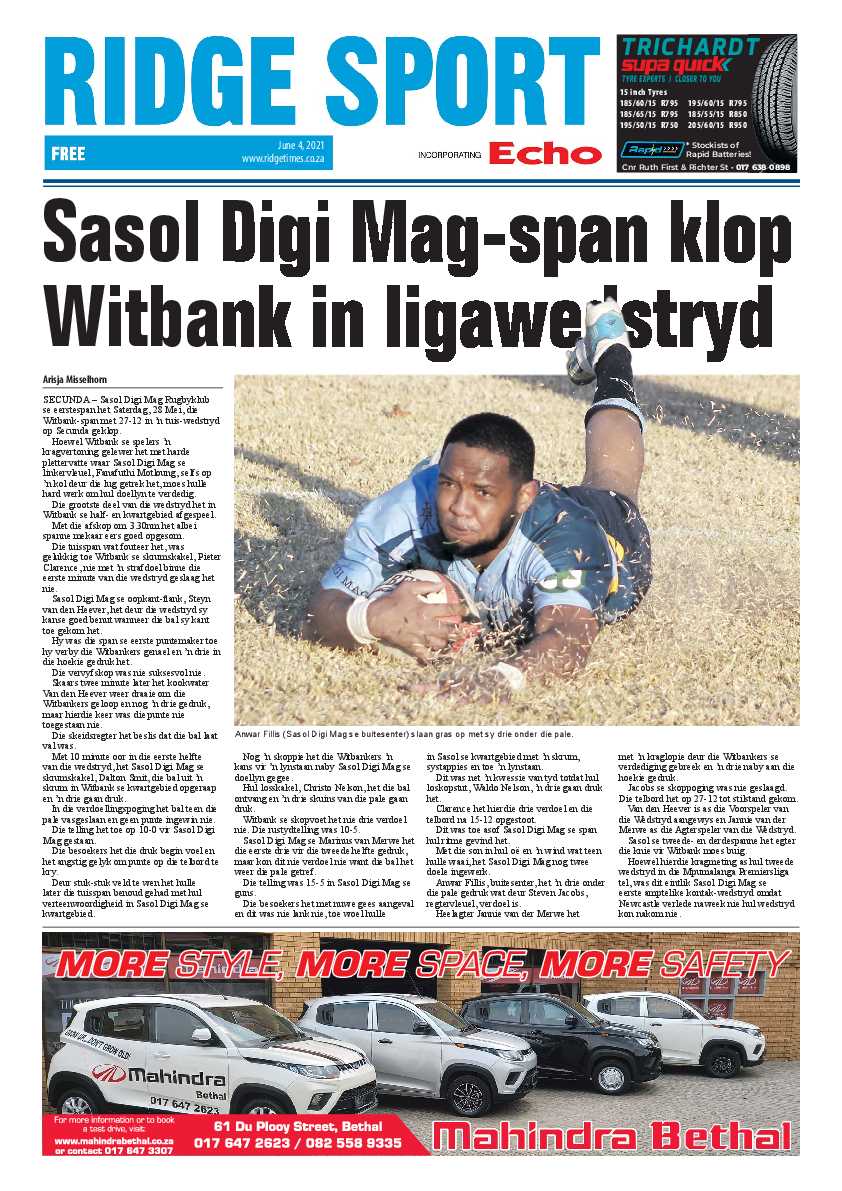 Ridge Times 04 June 2021 page 12