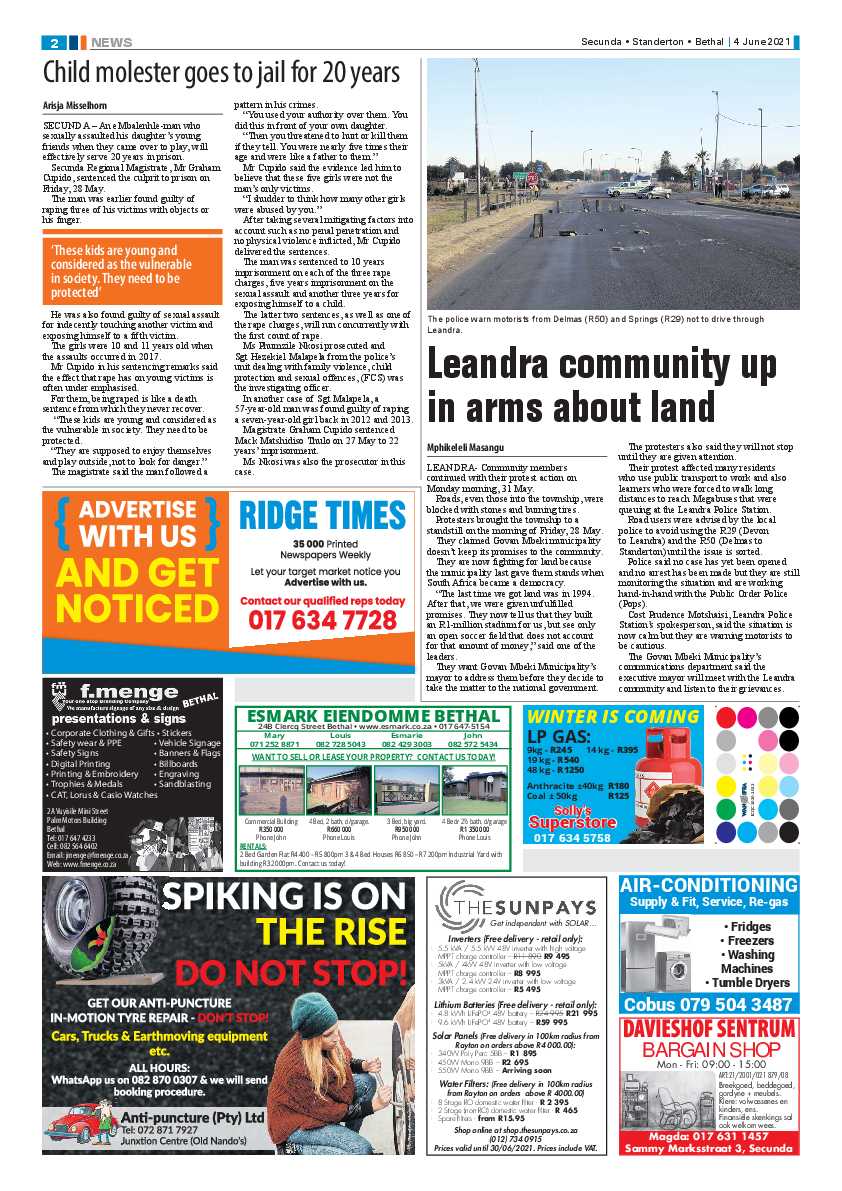 Ridge Times 04 June 2021 page 2