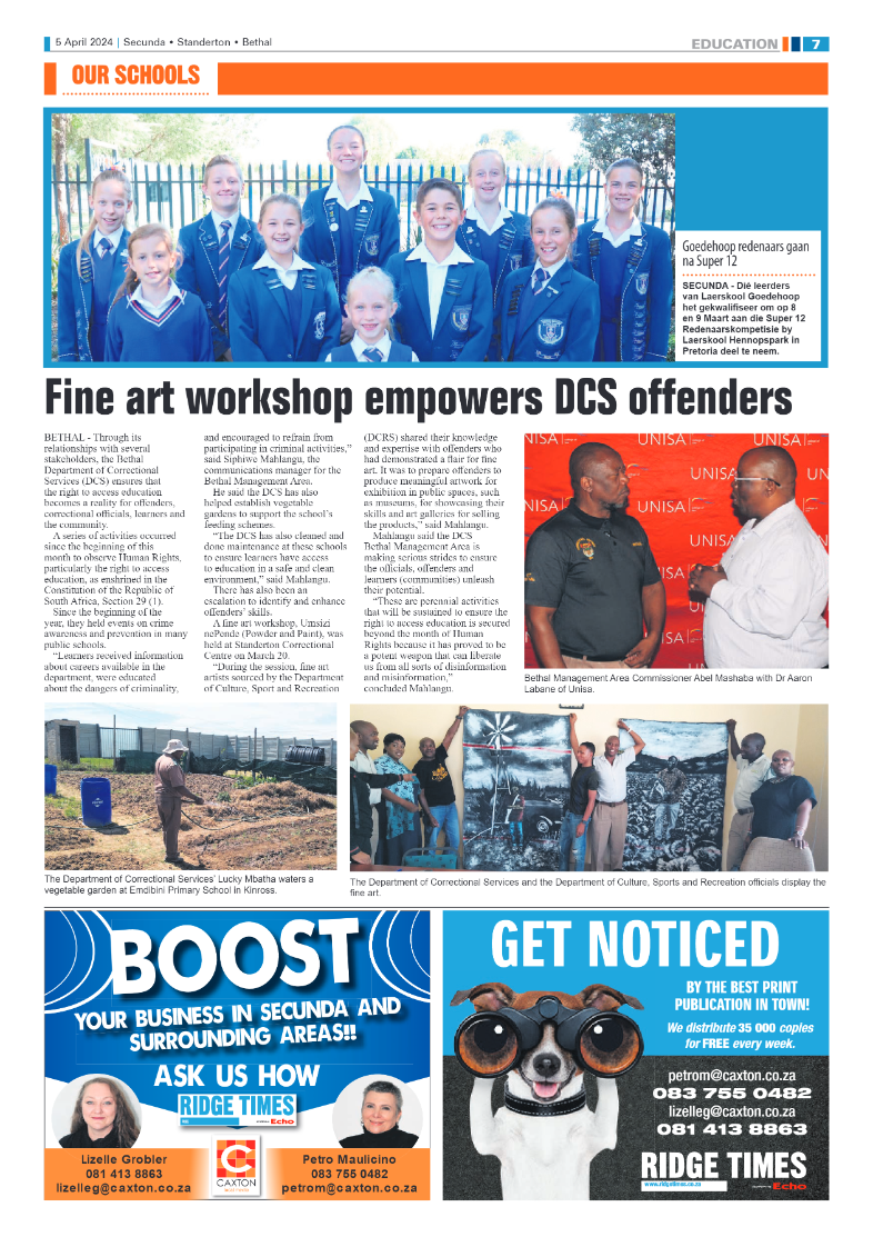 Ridge Times 05 April 2024 page 7