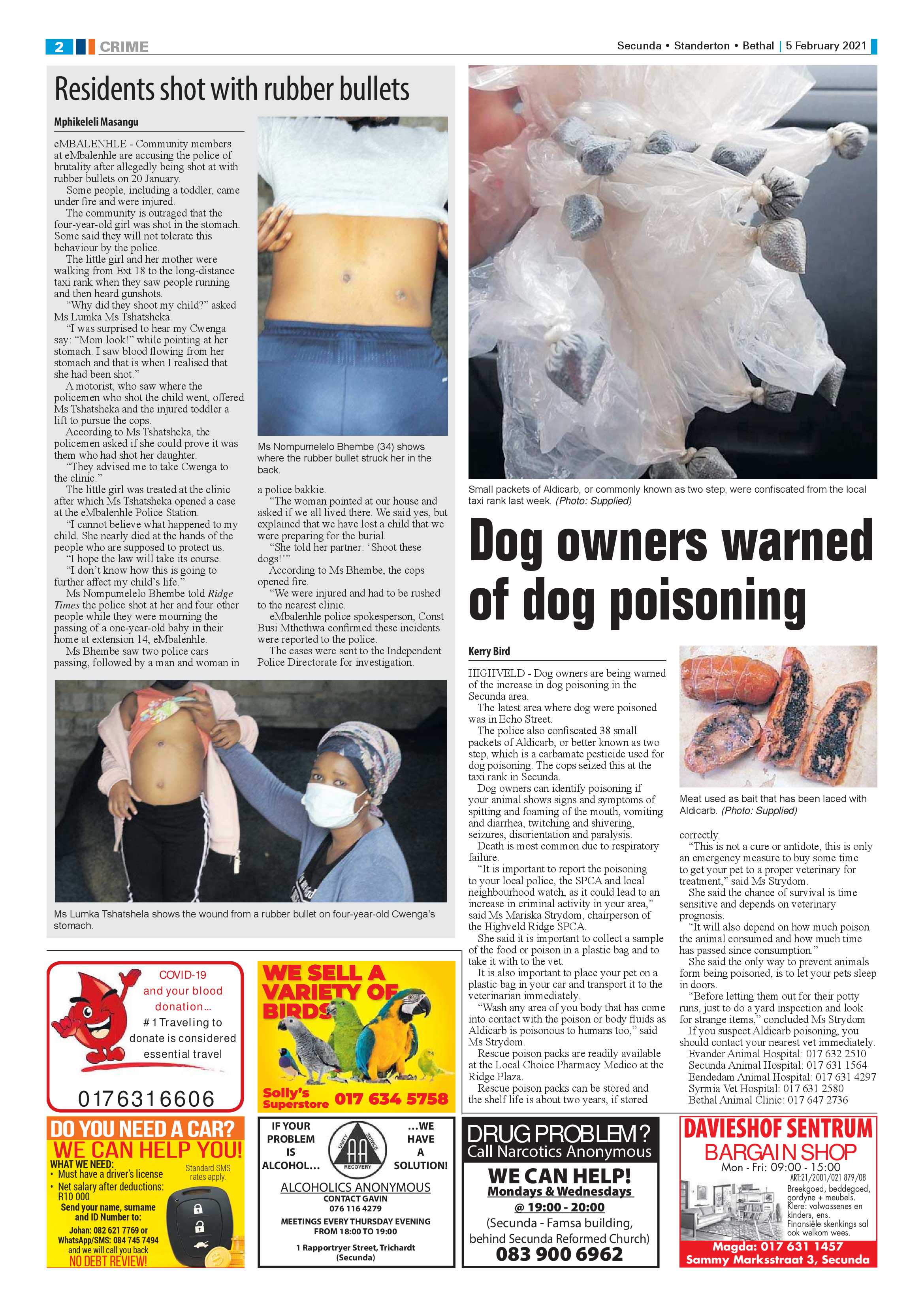 Ridge Times 05 February 2021 page 2