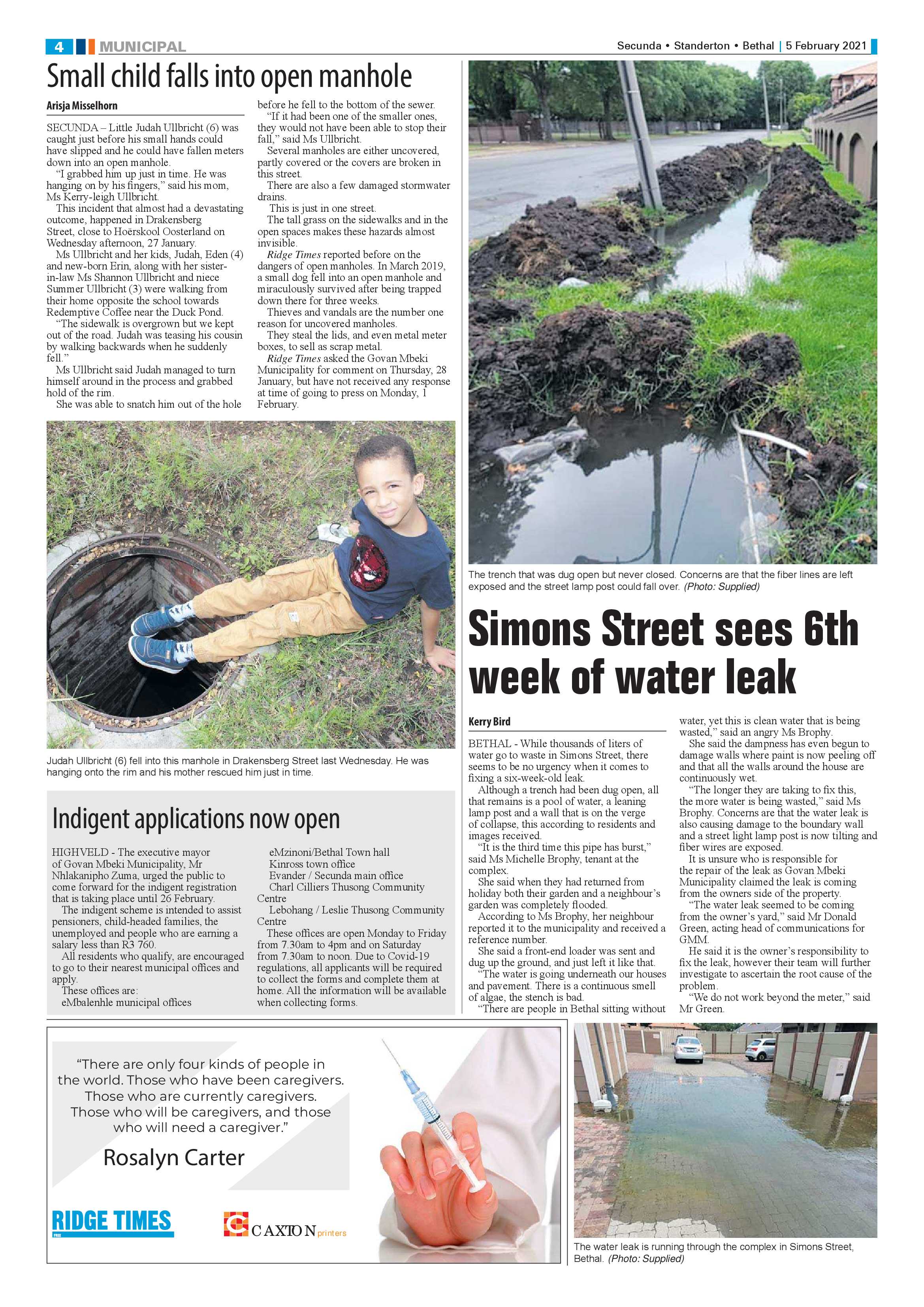 Ridge Times 05 February 2021 page 4