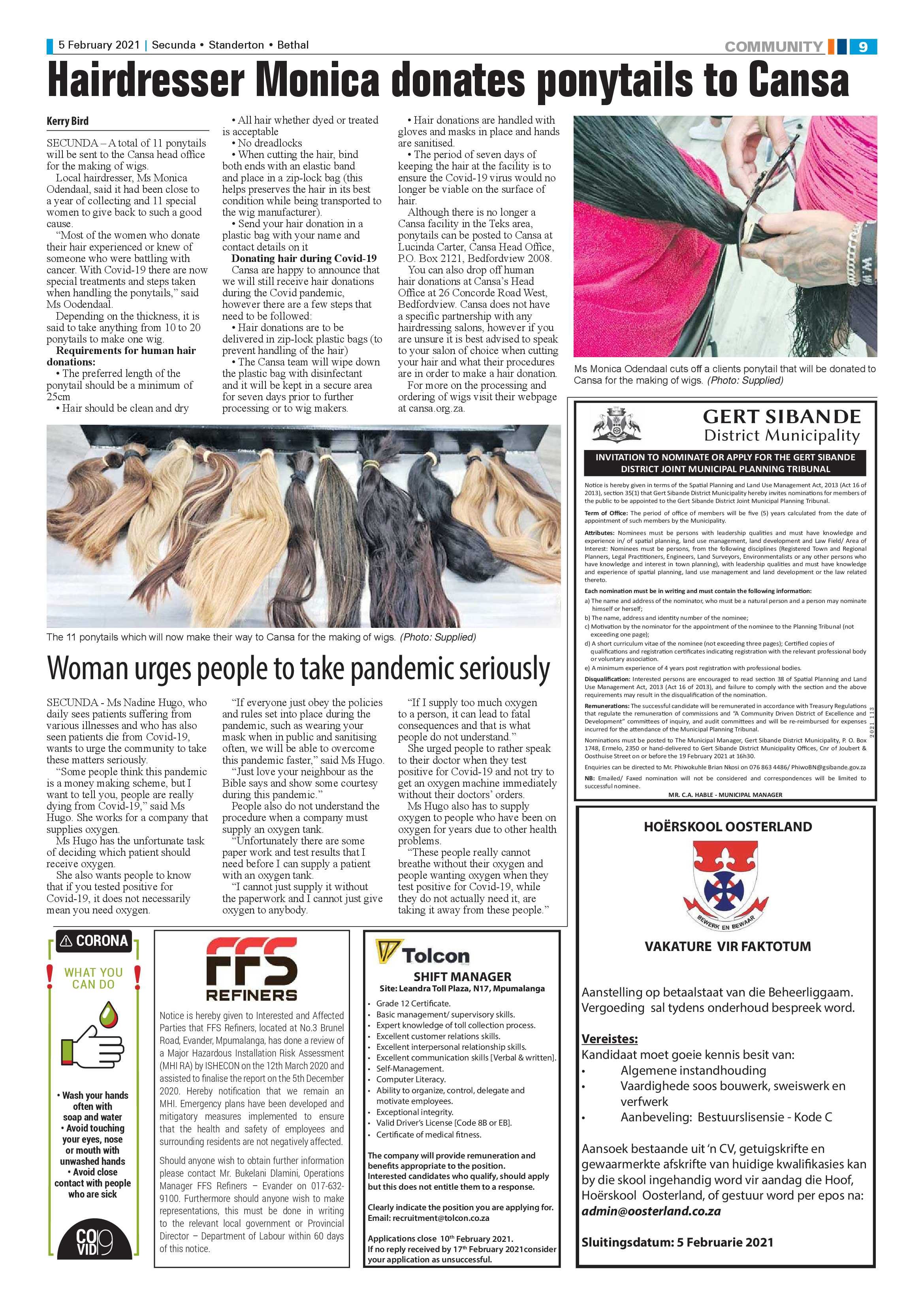Ridge Times 05 February 2021 page 9