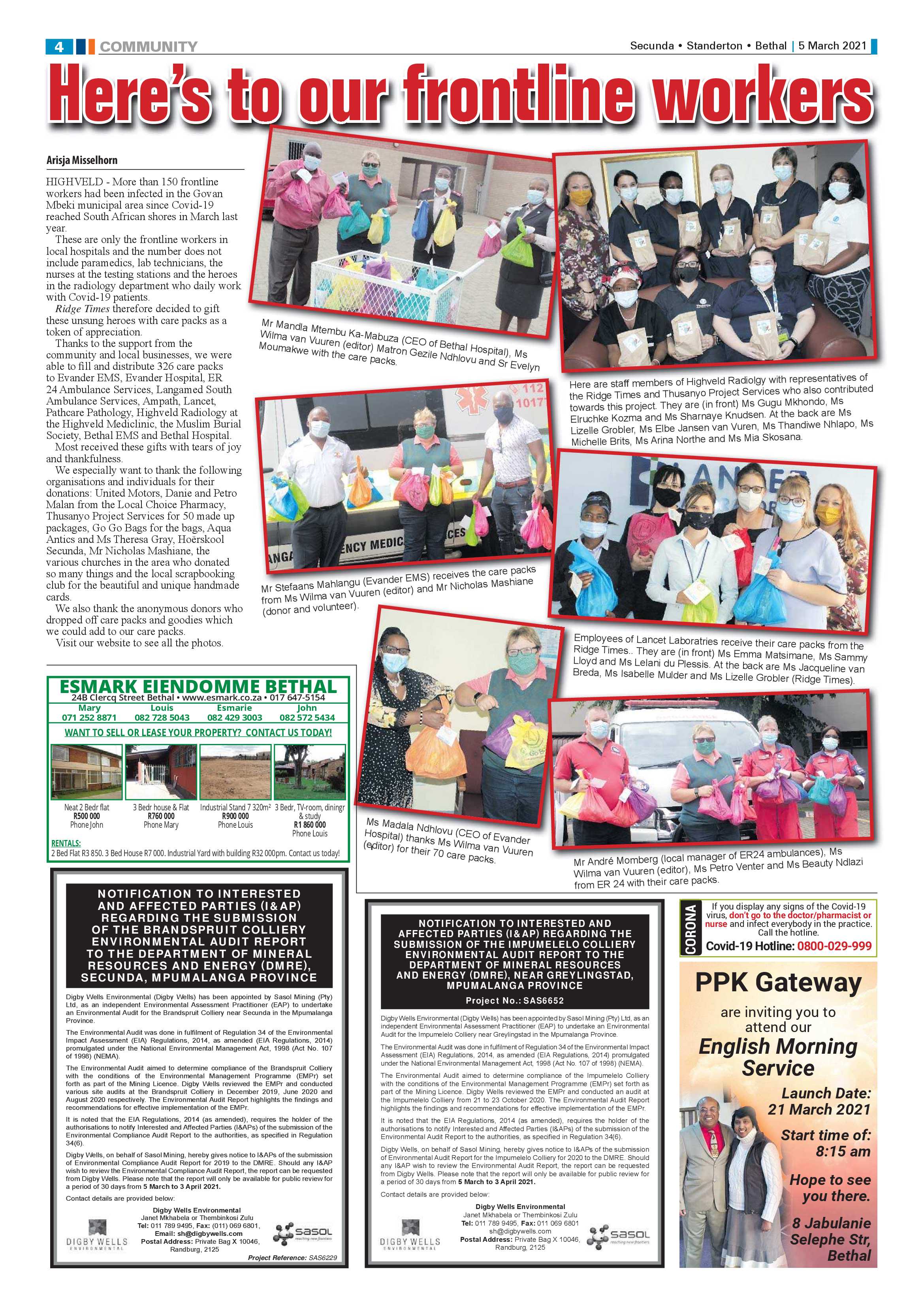 Ridge Times 05 March 2021 page 4