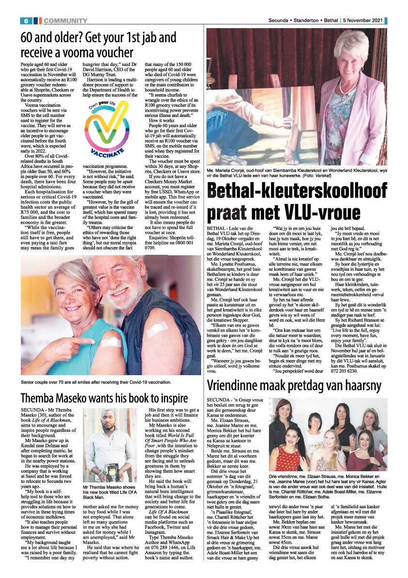Ridge Times 05 November 2021 page 6