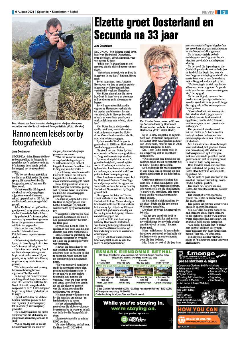 Ridge Times 06 August 2021 page 3