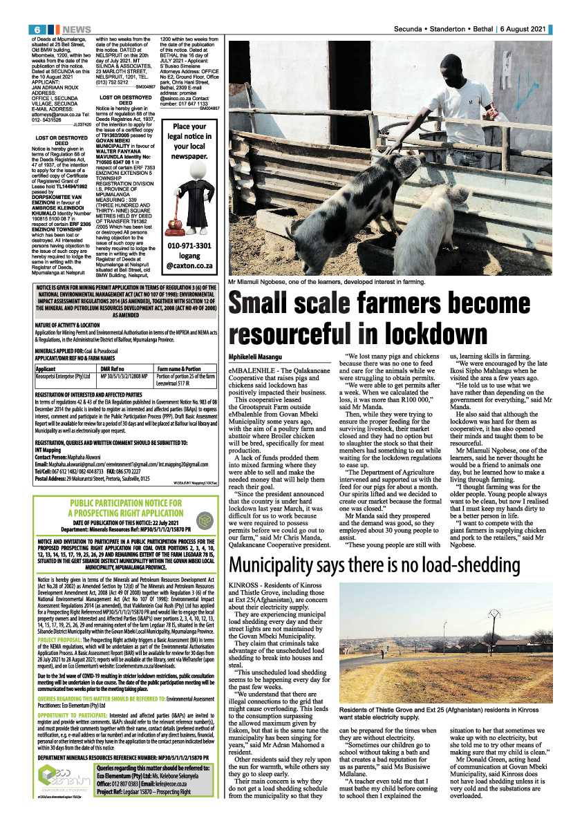 Ridge Times 06 August 2021 page 6