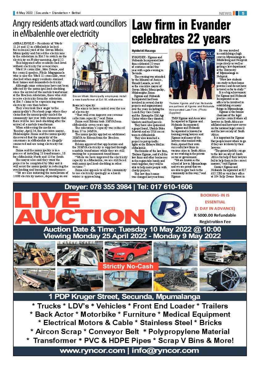 Ridge Times 06 May 2022 page 5