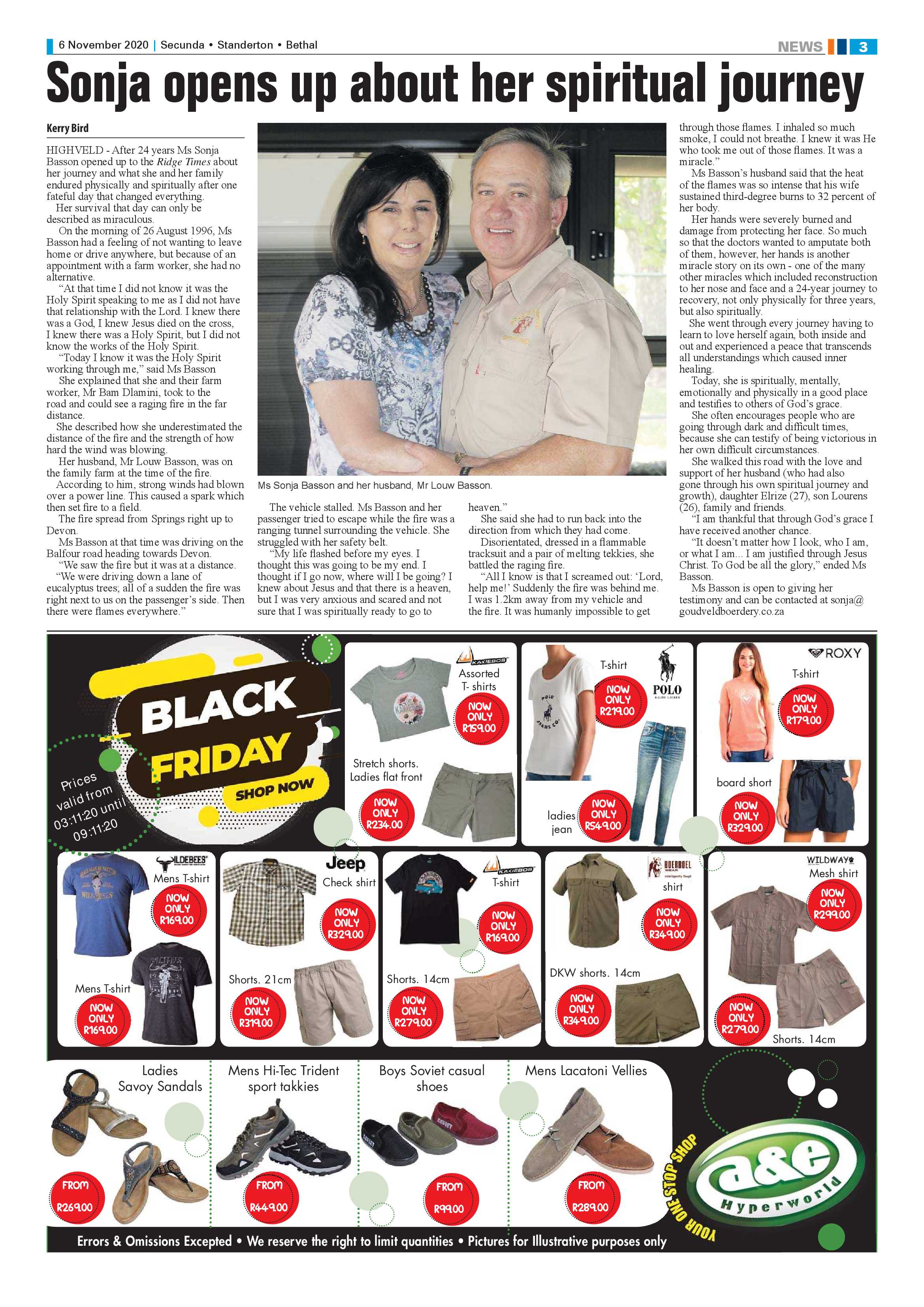 Ridge Times 06 November 2020 page 3