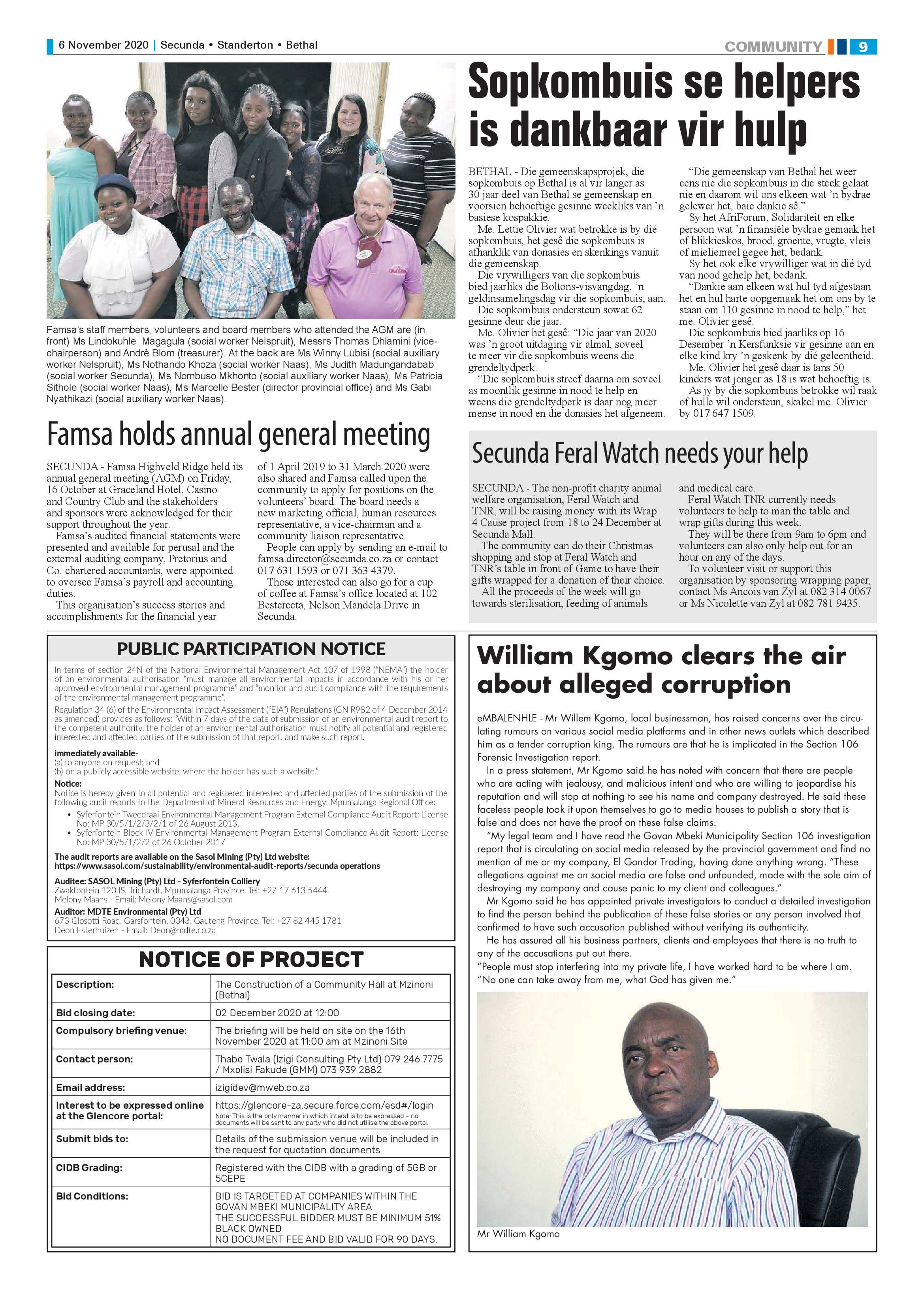 Ridge Times 06 November 2020 page 9