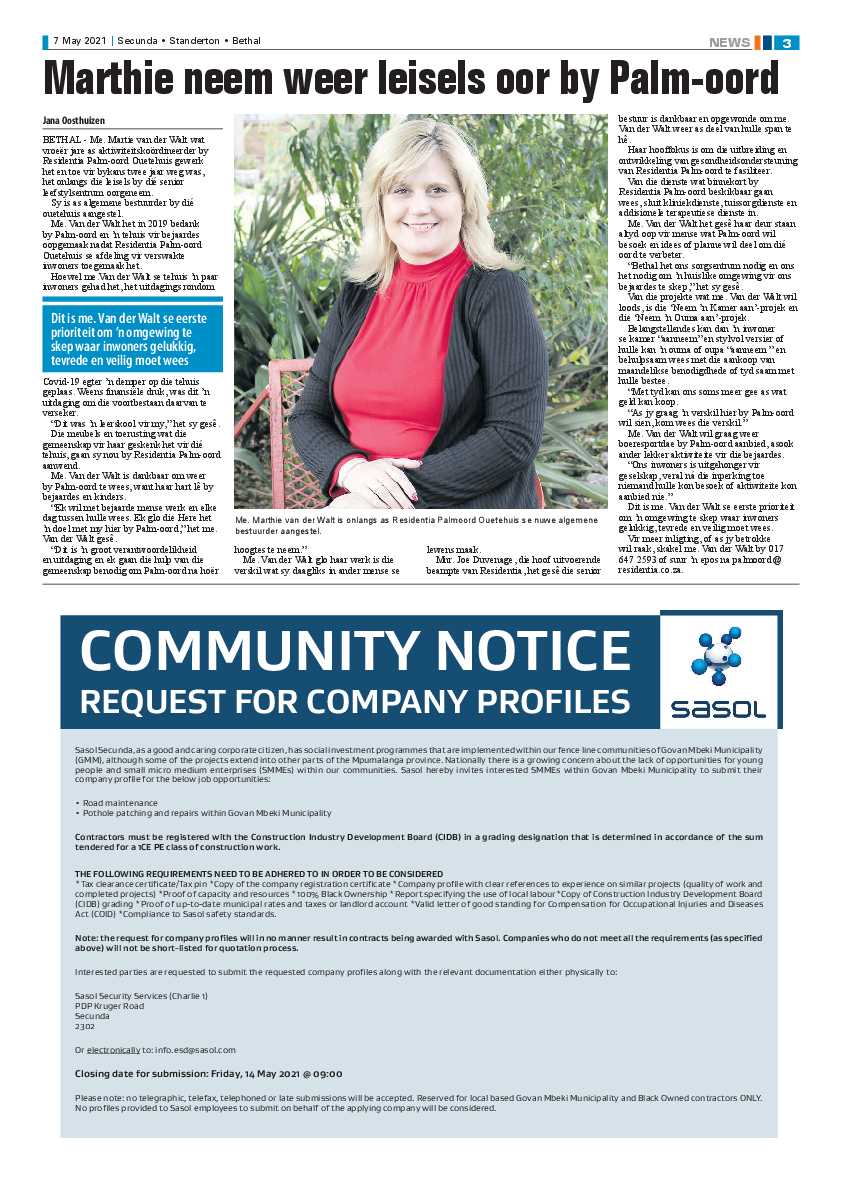Ridge Times 07 May 2021 page 3