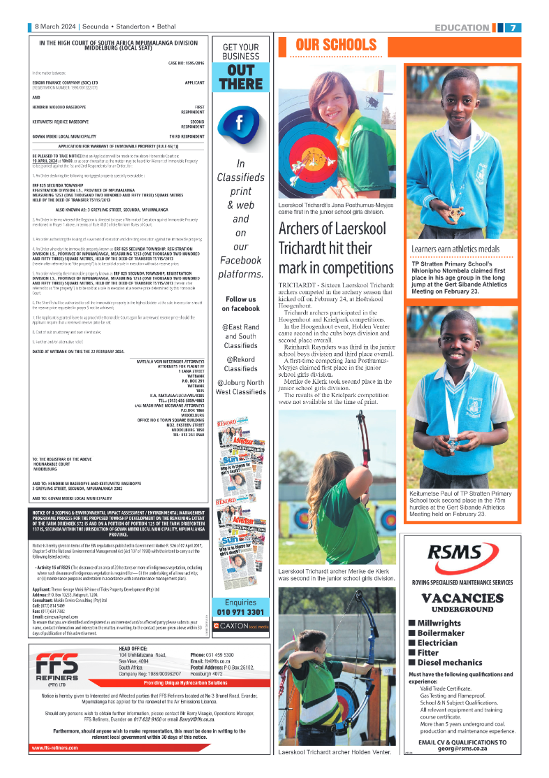 Ridge Times 08 March 2024. page 7