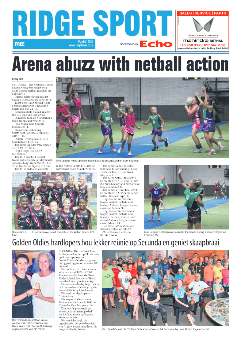 Ridge Times 08 March 2024. page 8