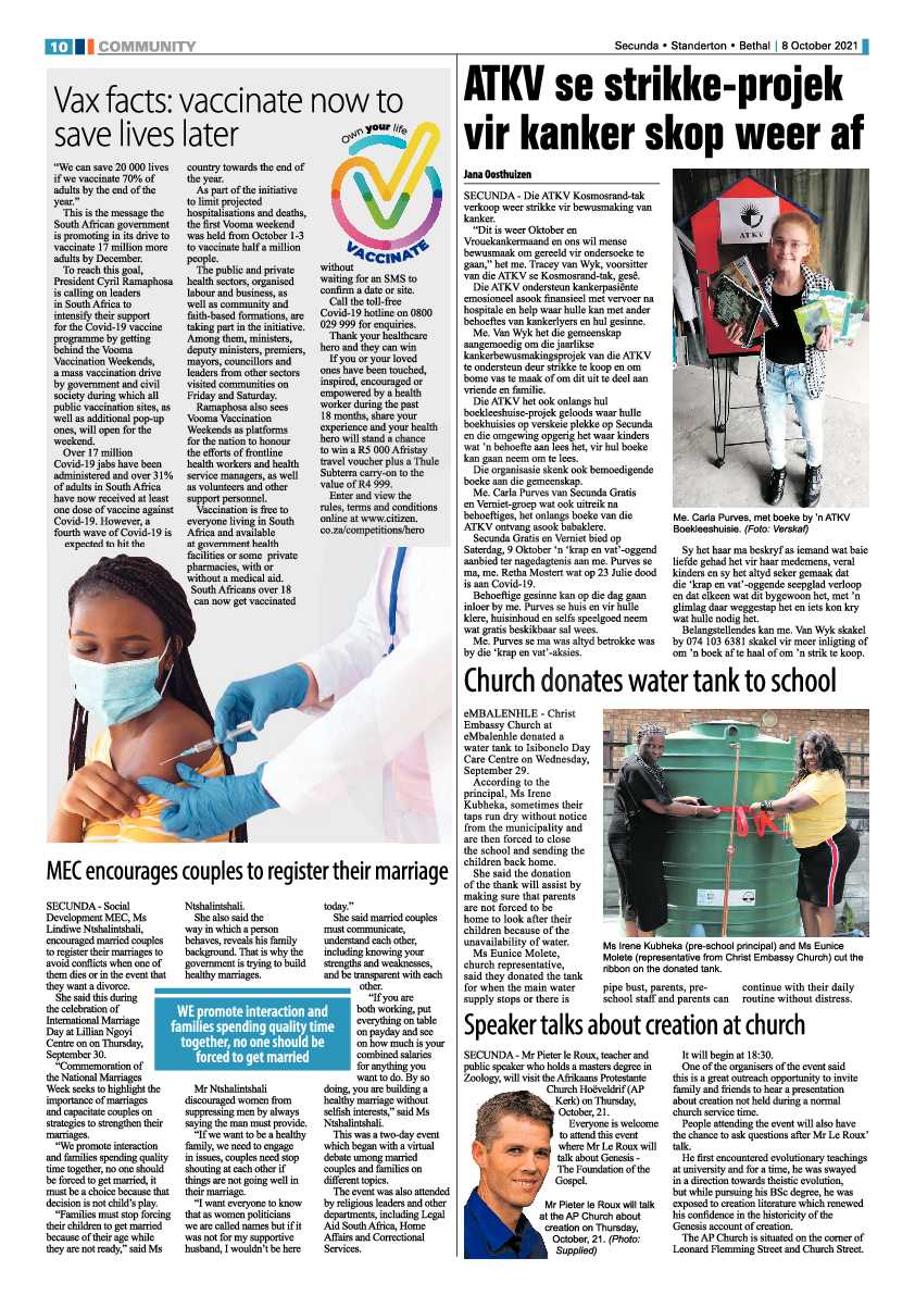 Ridge Times 08 October 2021 page 10