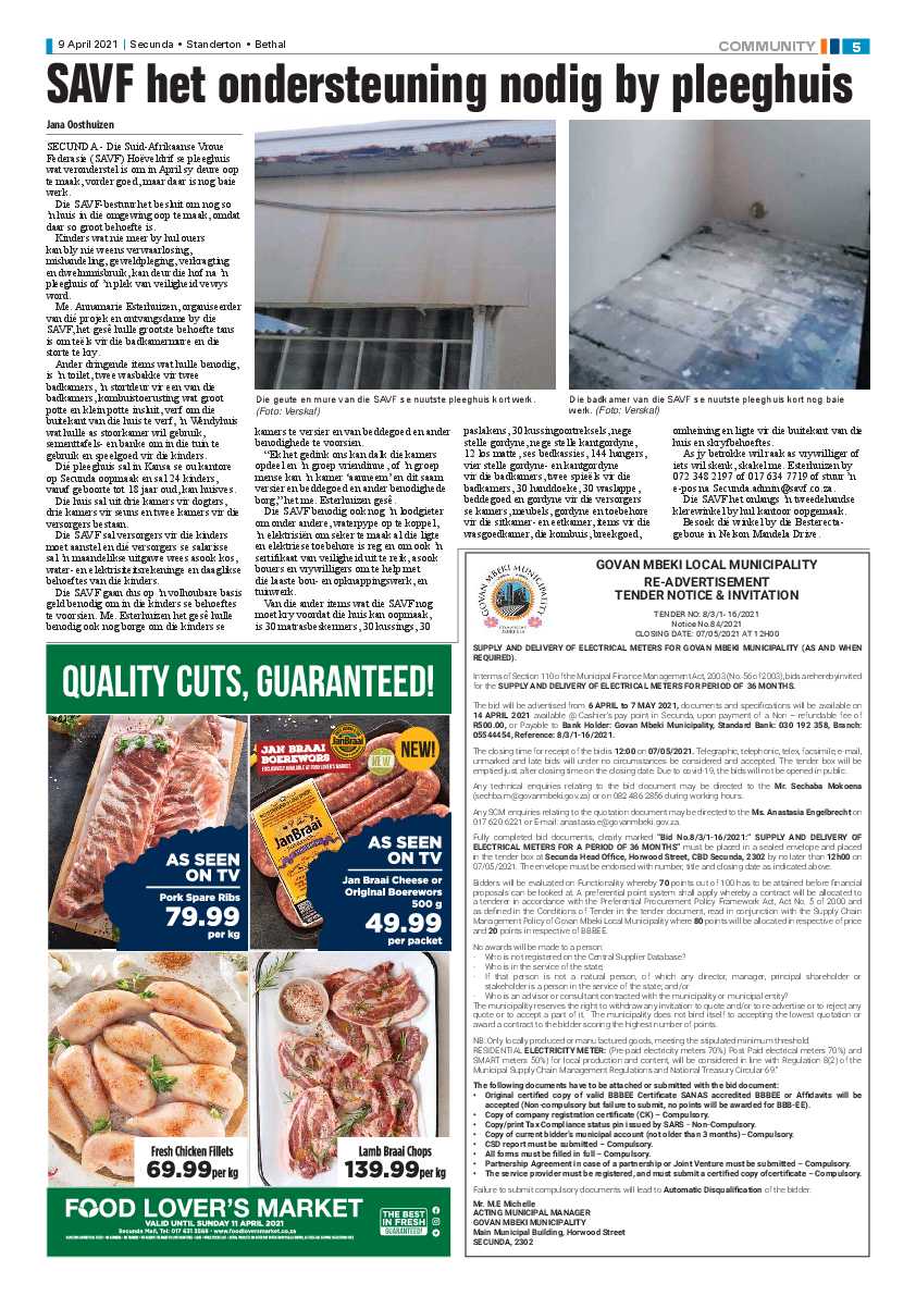 Ridge Times 09 April 2021 page 5