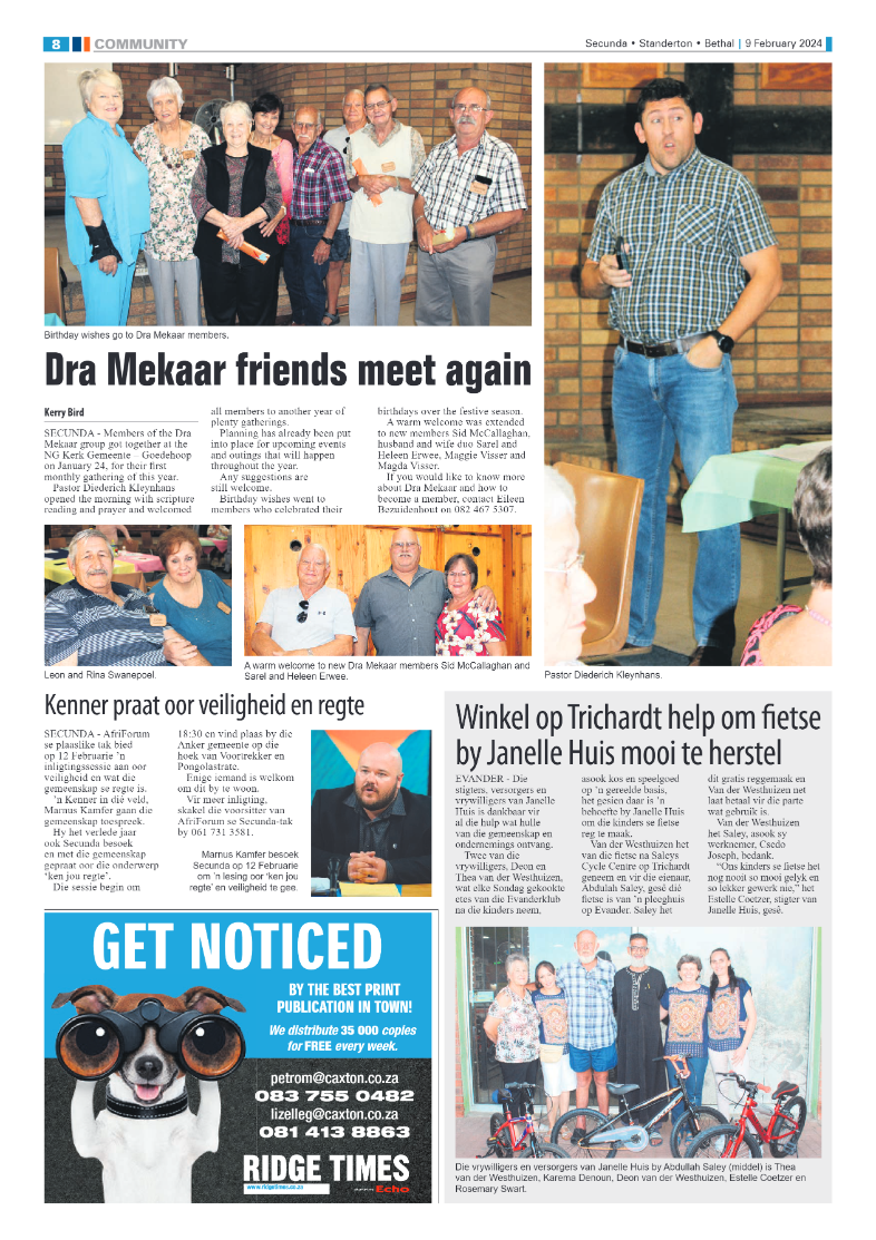Ridge Times 09 February 2024 page 8