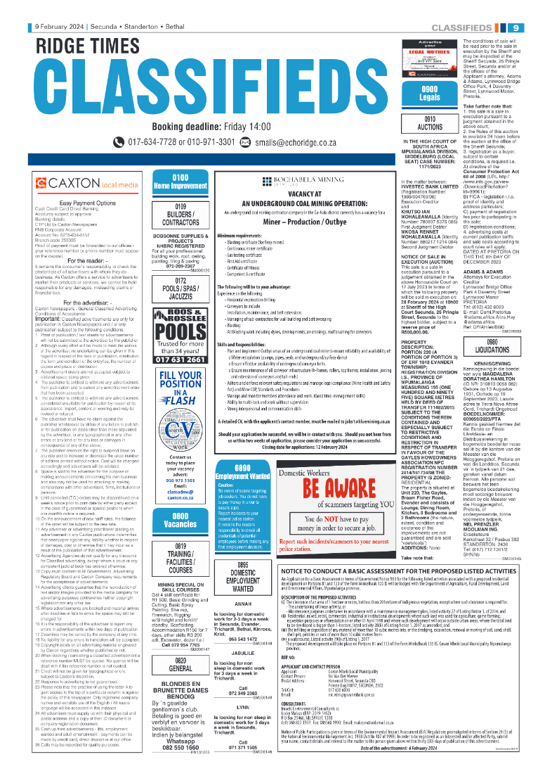 Ridge Times 09 February 2024 page 9